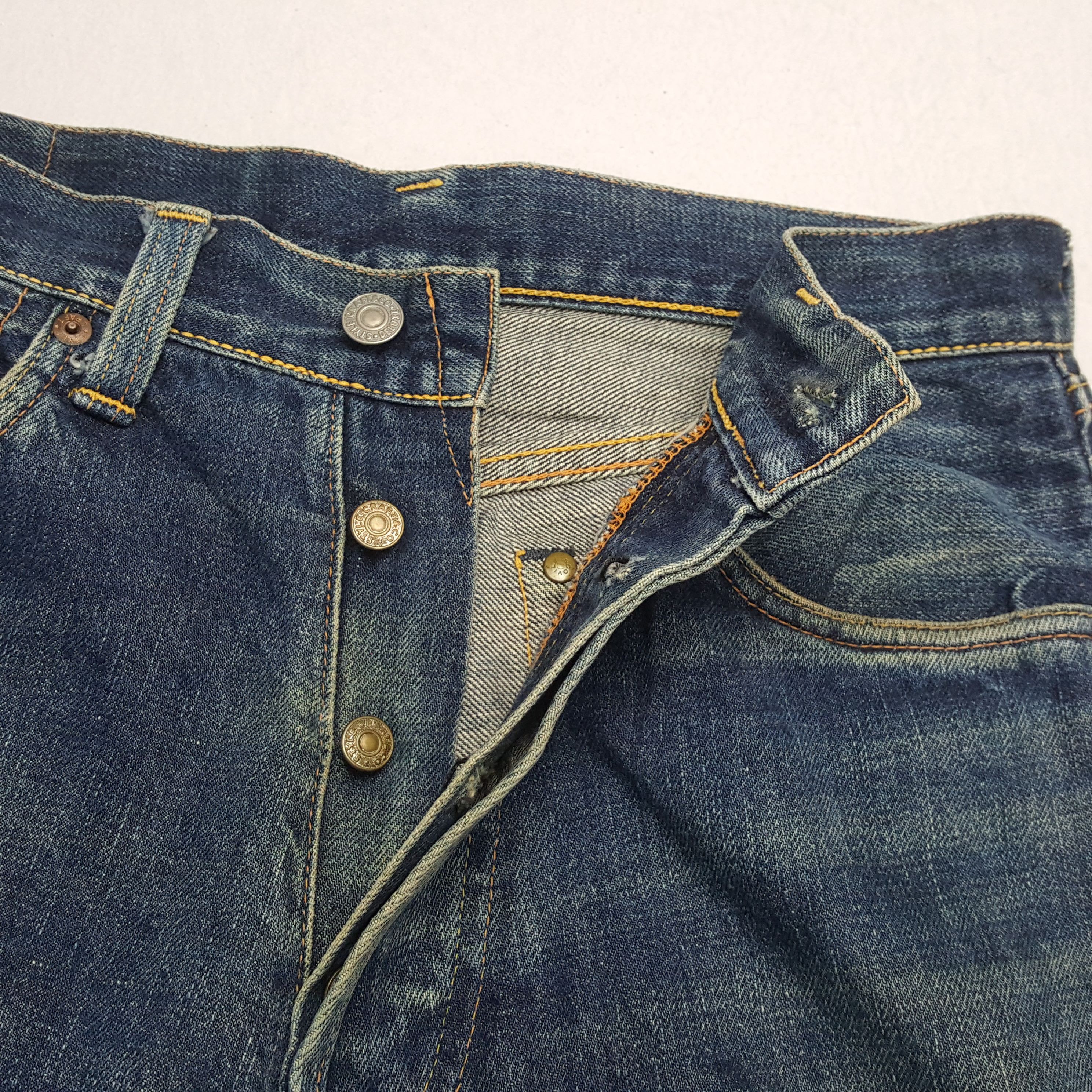 Evisu × Japanese Brand × Vintage Vintage EVIS Japanese Brand Daicock Custom Distressed Jeans Size US 28 / EU 44 - 12 Thumbnail