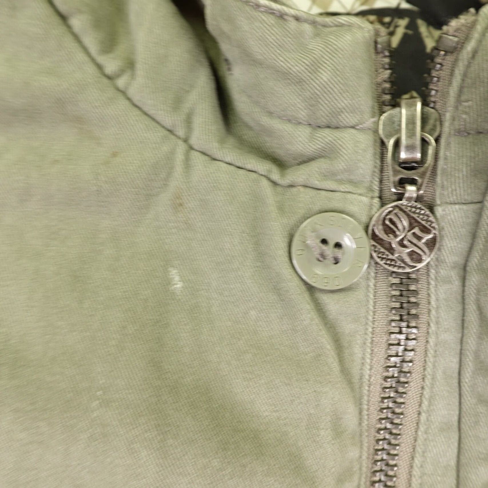 Quiksilver VINTAGE Quiksilver Jacket Mens XL Khaki Tan Quilted Field Utility Coat Zip Button Up Size US XL / EU 56 / 4 - 4 Thumbnail