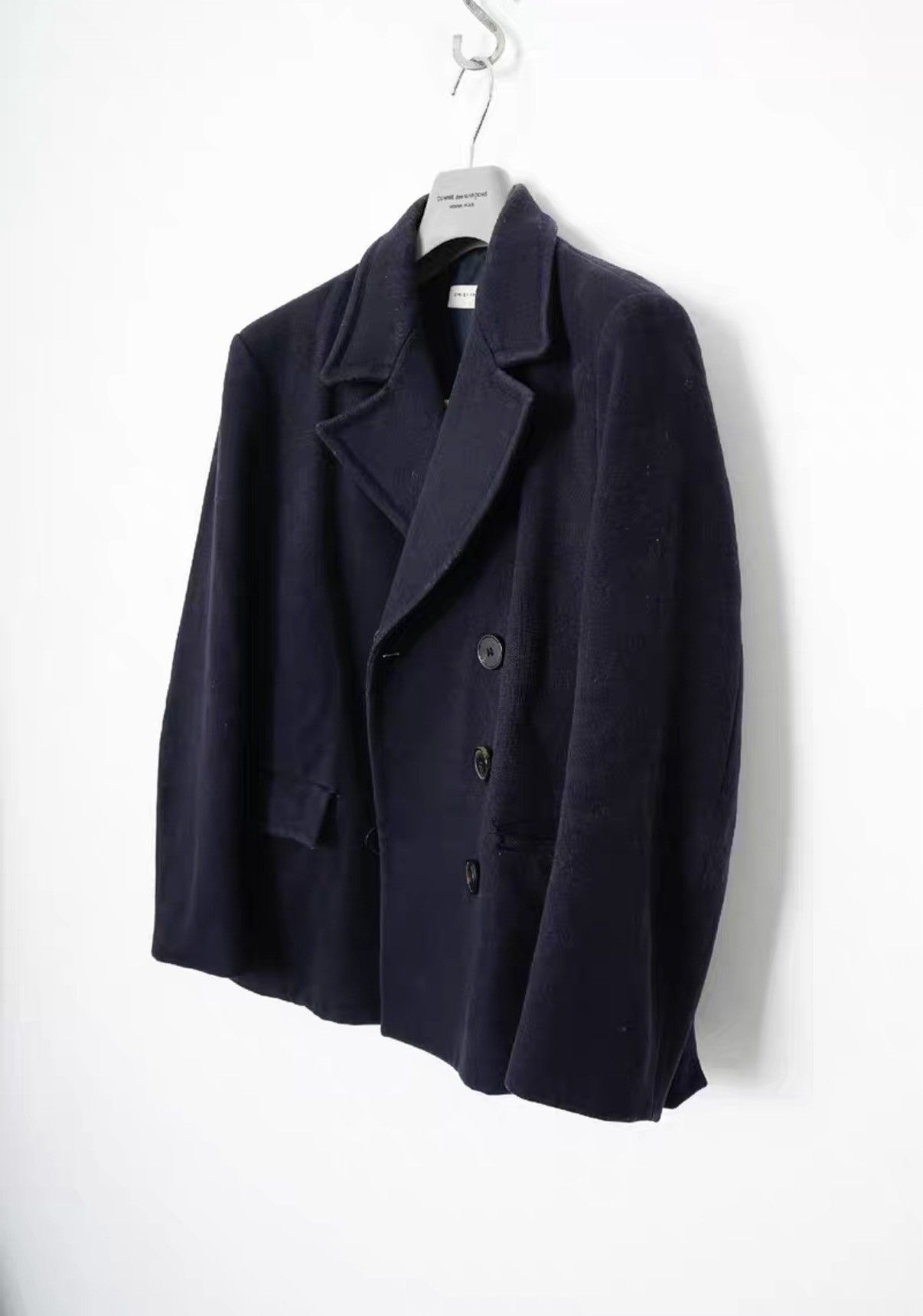 Dries Van Noten Dries Van Noten Wool Double-Breasted Short Coat Size US S / EU 44-46 / 1 - 2 Thumbnail