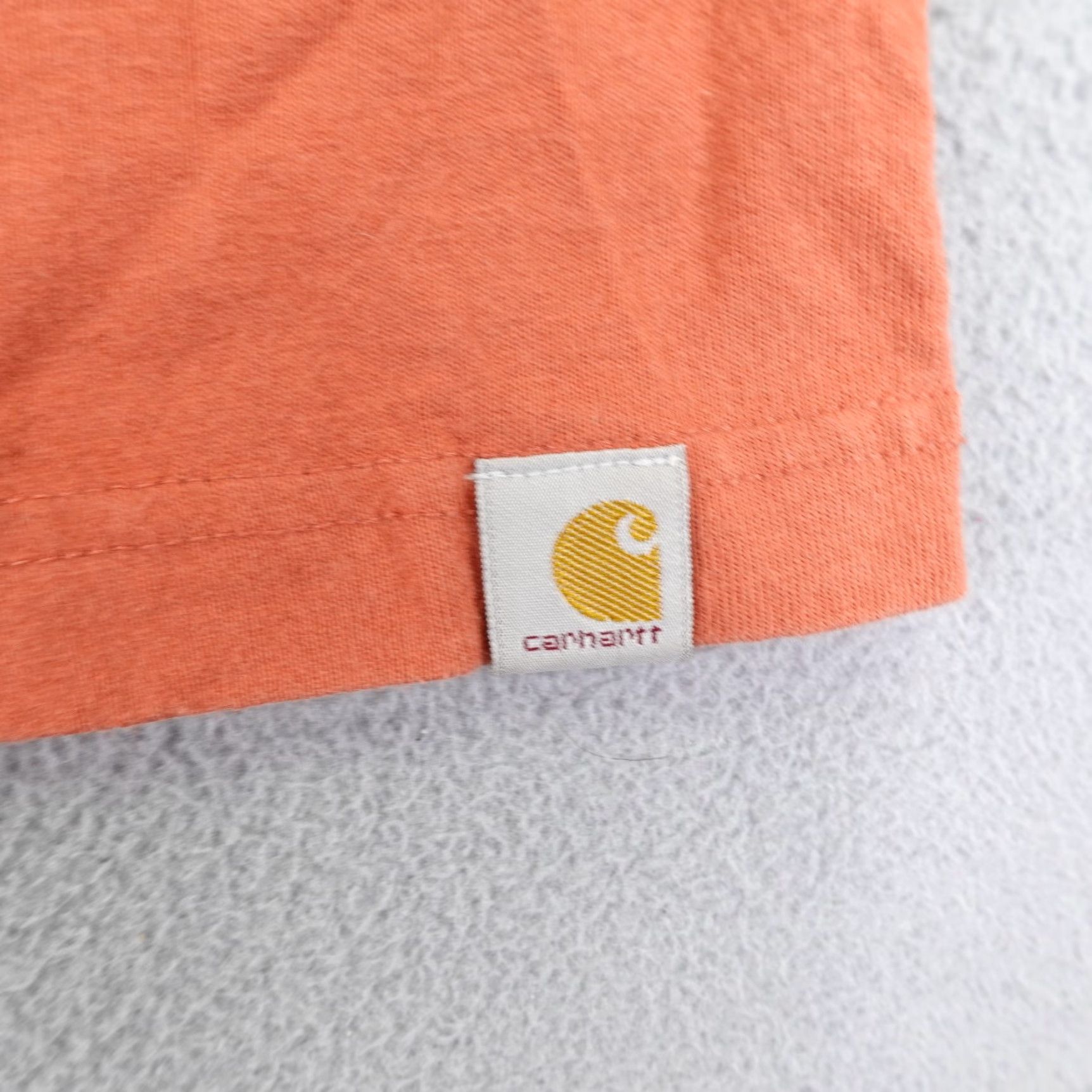 Carhartt VINTAGE Carhartt T-Shirt Mens Large Orange Graphic Logo Heavyweight Workwear Outdoor Size US L / EU 52-54 / 3 - 5 Thumbnail