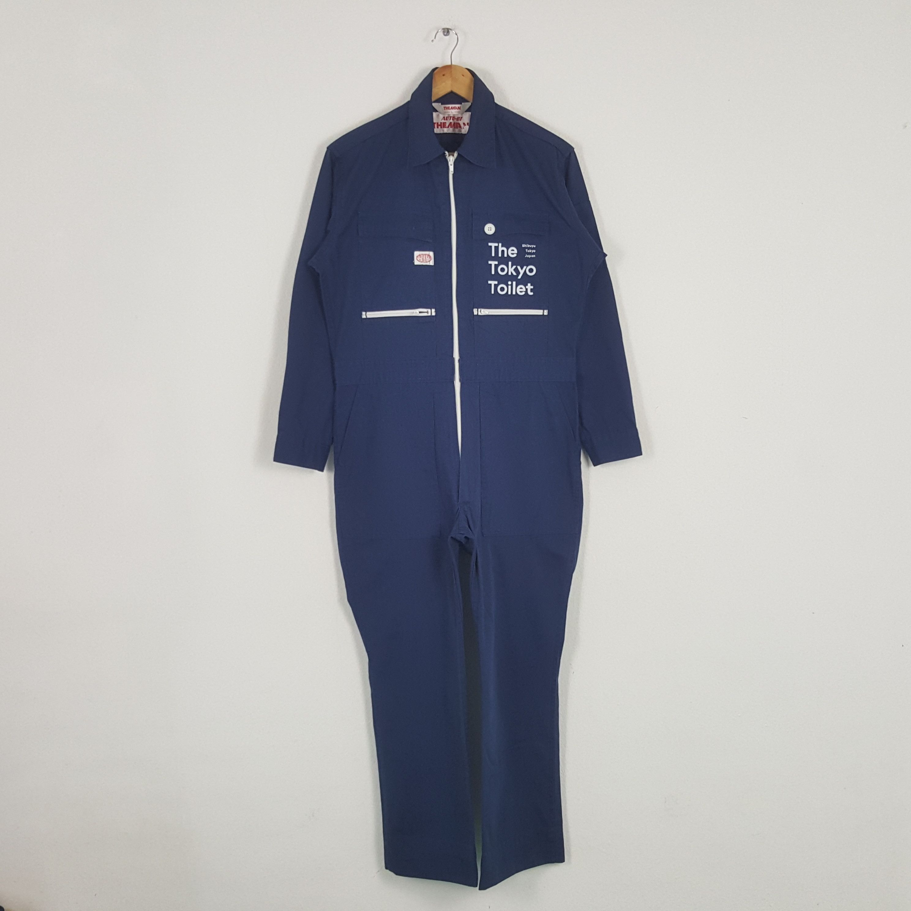 Japanese Brand × Vintage Vintage The Tokyo Toilet Japanese Custom Coverall Jacket Size US M / EU 48-50 / 2 - 4 Thumbnail
