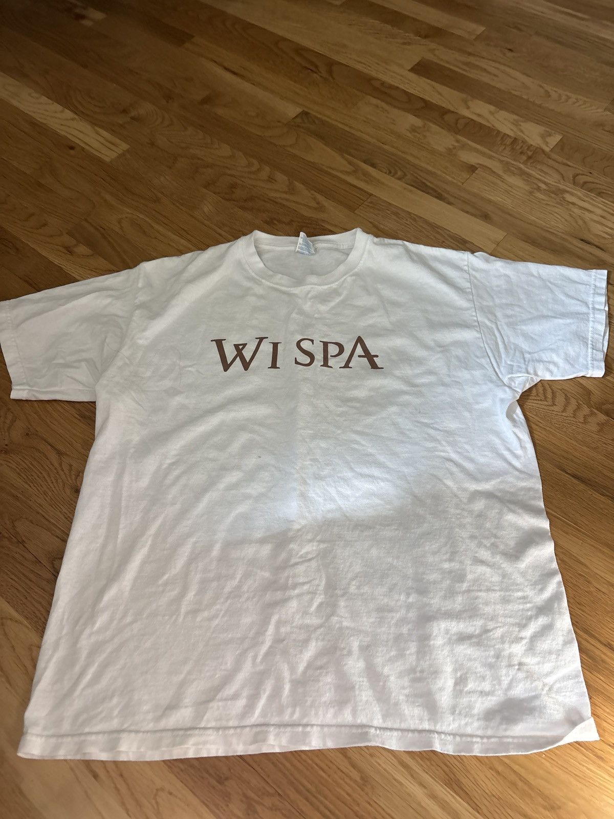 Wi Spa Los Angeles White T Shirt Korea