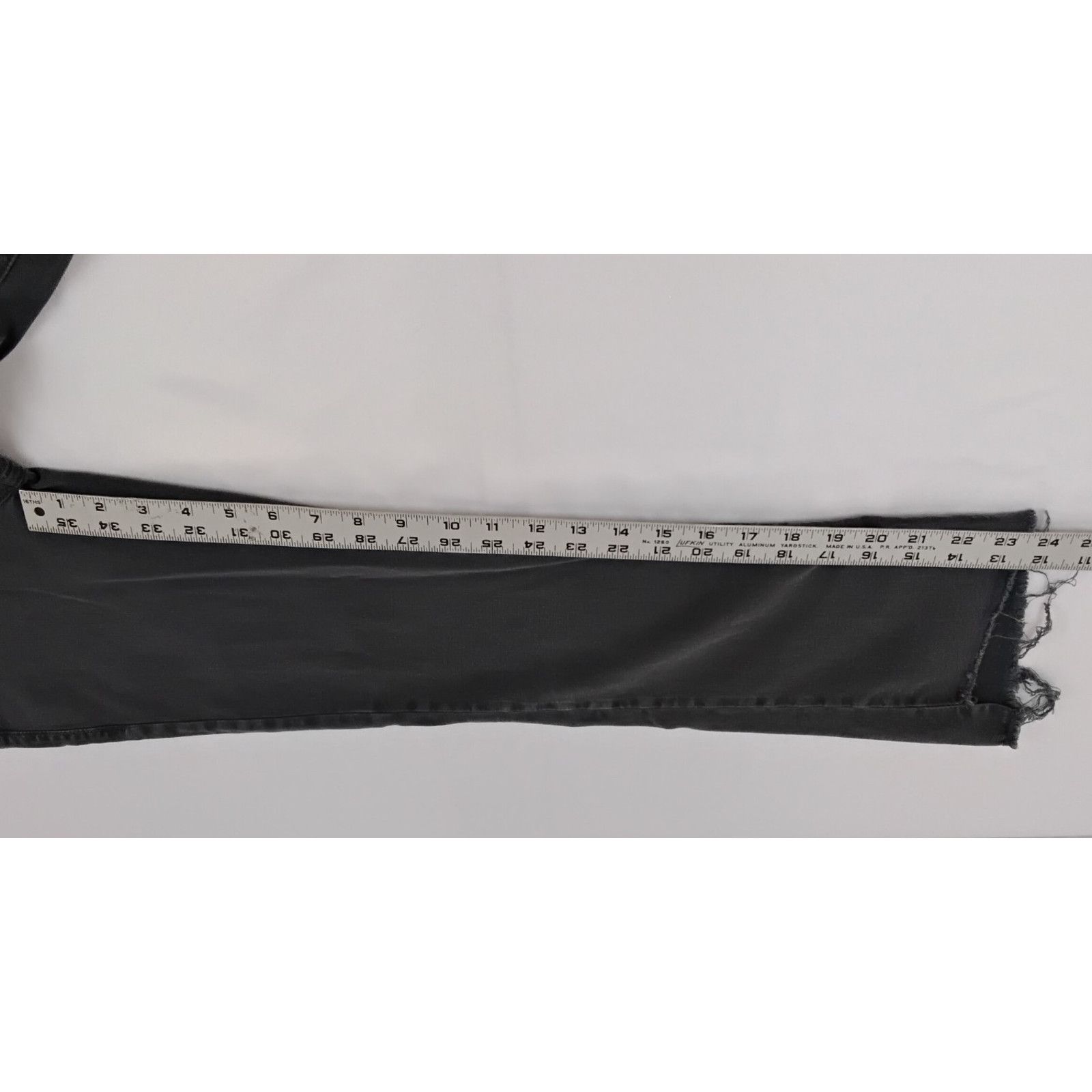 MOTHER Mother the Insider Crop Jeans Women's 25x24 Gray Faded Black Size 25" / US 0 / IT 36 - 12 Thumbnail