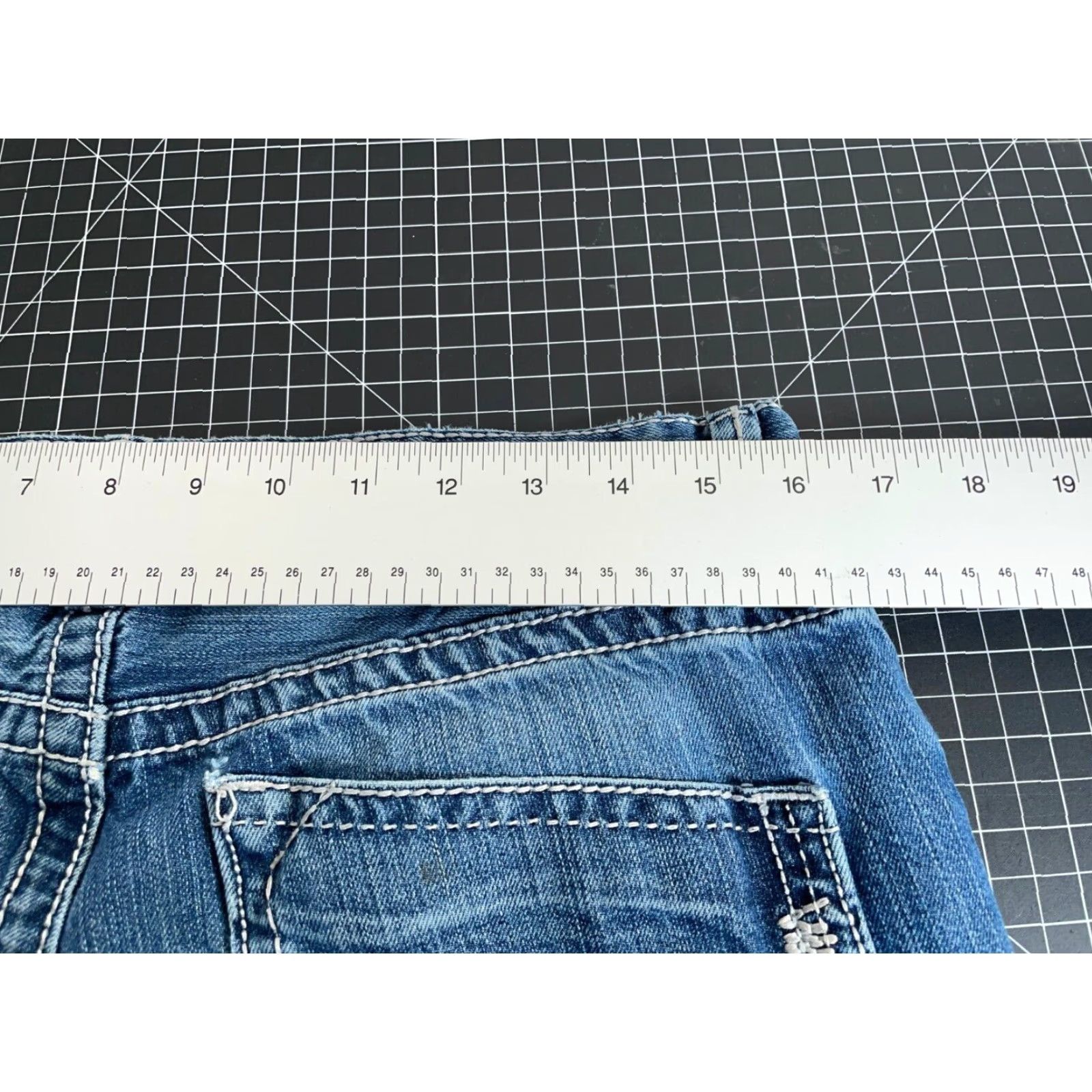 Vintage VINTAGE Buckle BKE Tyler Straight Jeans Men's 32 Blue Denim Mid Rise Regular Fit 31 Inseam Grunge Hipster Size US 32 / EU 48 - 5 Thumbnail