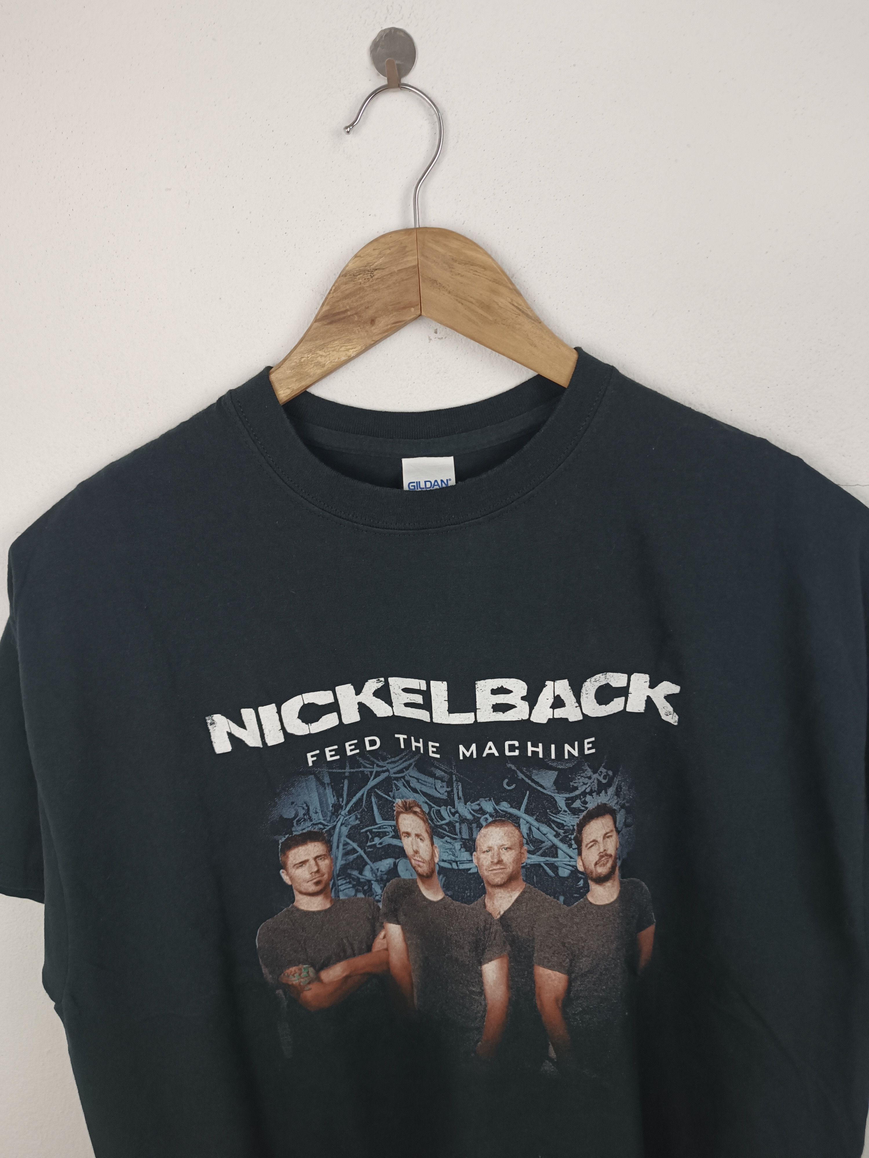 Band Tees VINTAGE 2019 NICKELBACK FEED THE MACHINE TOUR TEE Size US XL / EU 56 / 4 - 10 Thumbnail