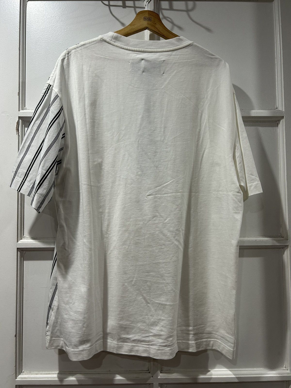 Feng Chen Wang Feng Chen wang striped paneled shirt Size US XL / EU 56 / 4 - 3 Thumbnail
