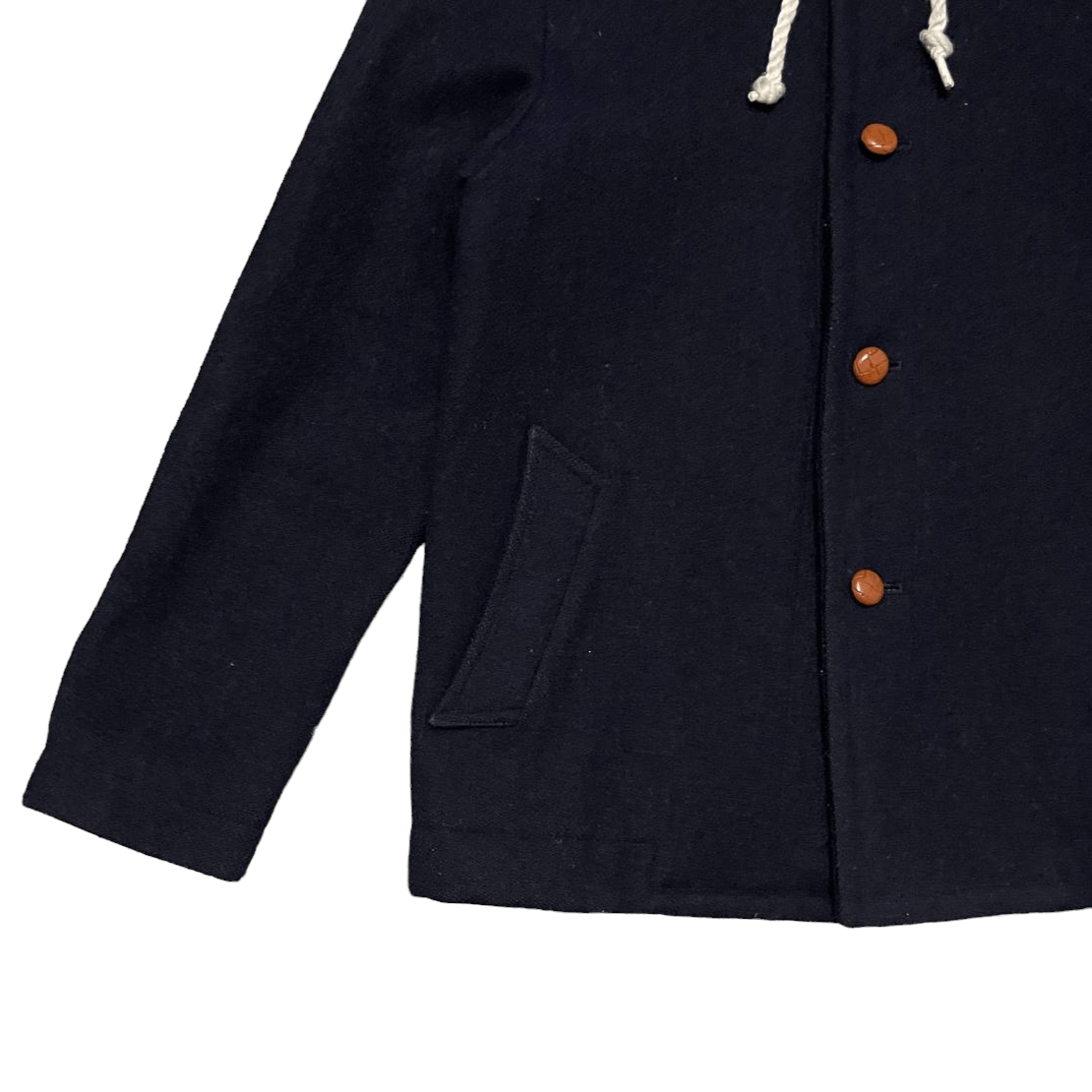 Beams Japan Vintage Beams Wool Hooded Coat Size US M / EU 48-50 / 2 - 4 Thumbnail