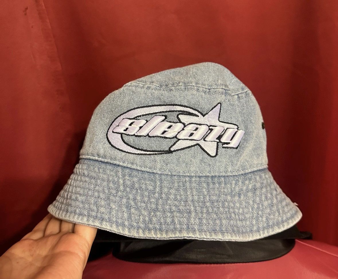Vintage Vintage Sleazy Star Bucket Hat Y2K Denim Streetwear Grail Size ONE SIZE - 1 Thumbnail