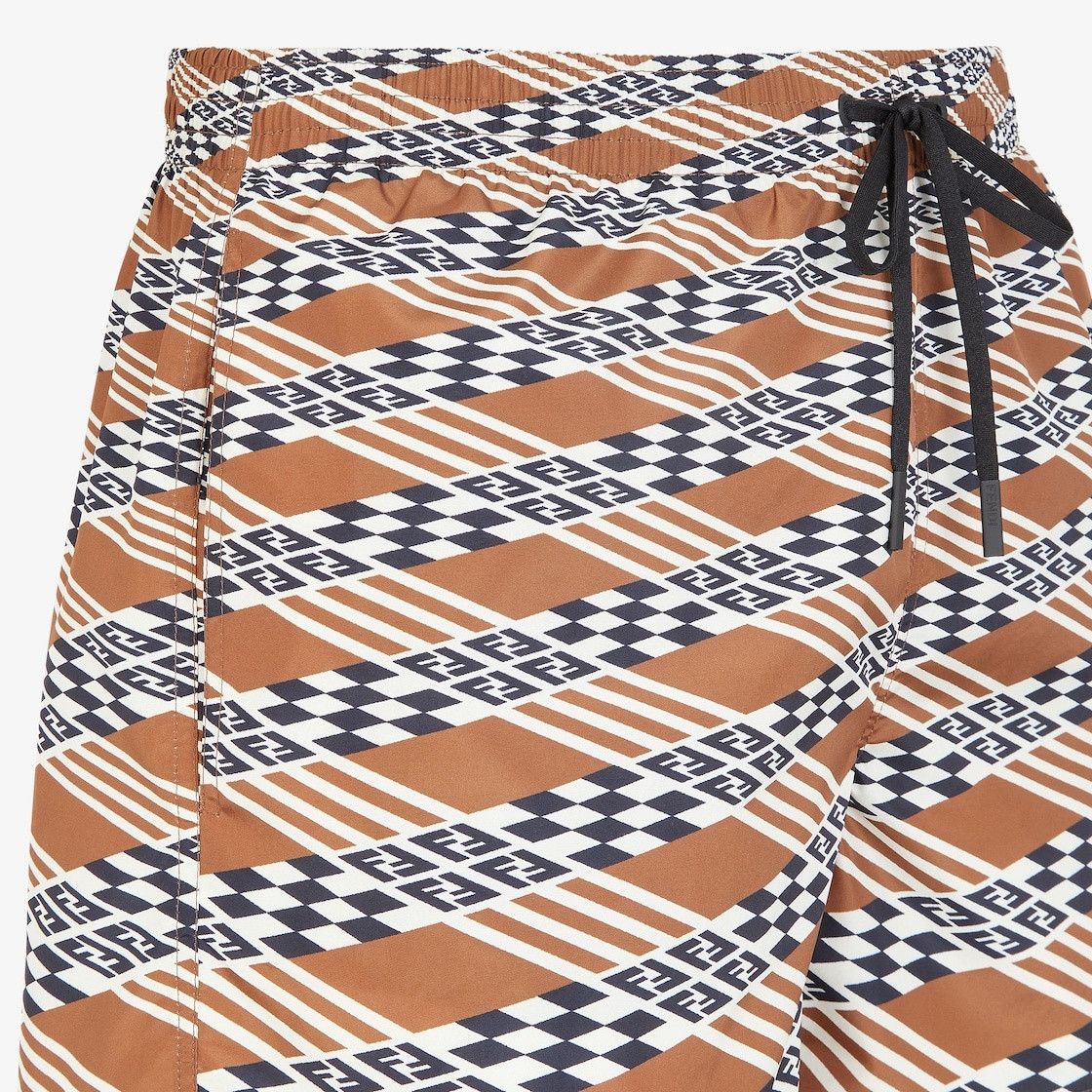 Fendi o1s1wg111025 Swim Shorts in Multicolor Size US 36 / EU 52 - 3 Thumbnail