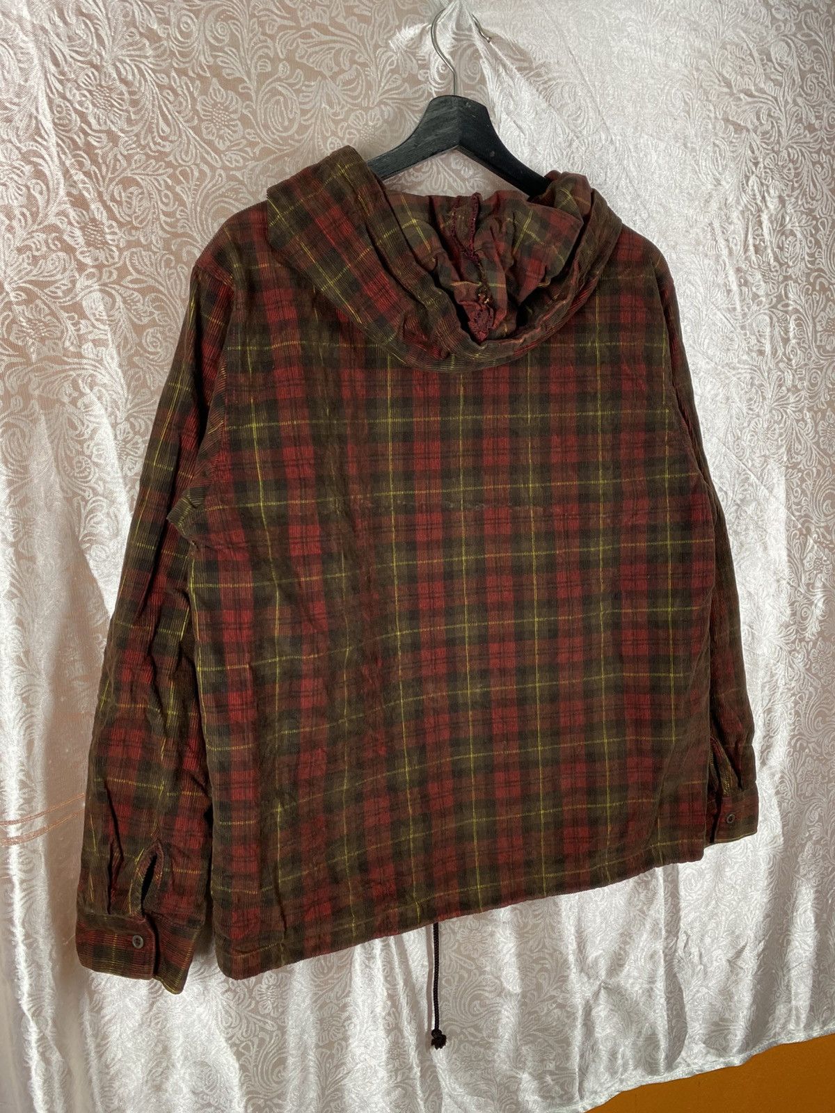 Number (N)ine Invincible x Number (N)ine Plaid Hooded Jacket Zip Hoodie Size US L / EU 52-54 / 3 - 9 Thumbnail
