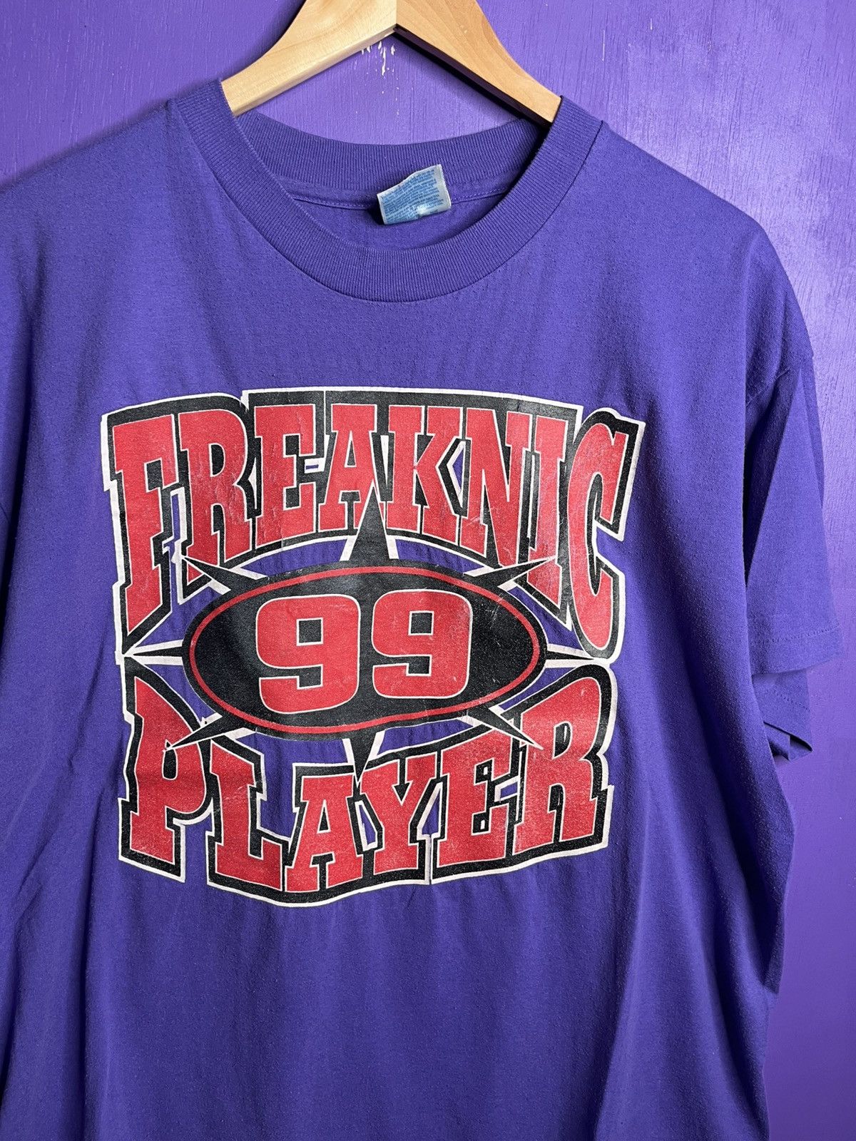 Vintage Vintage 1999 Freaknik players straight ballin t-shirt Size US XL / EU 56 / 4 - 3 Thumbnail