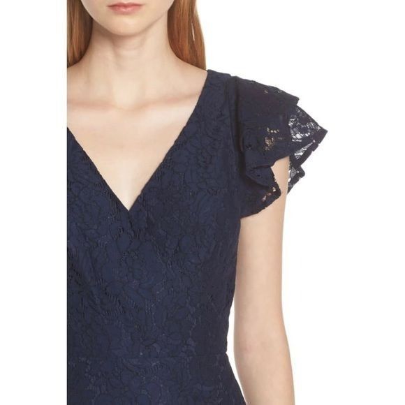 Other ALI & JAY Dress XS Lace and Paper Flowers Wrap Midi Ruffle Size XS / US 0-2 / IT 36-38 - 5 Thumbnail