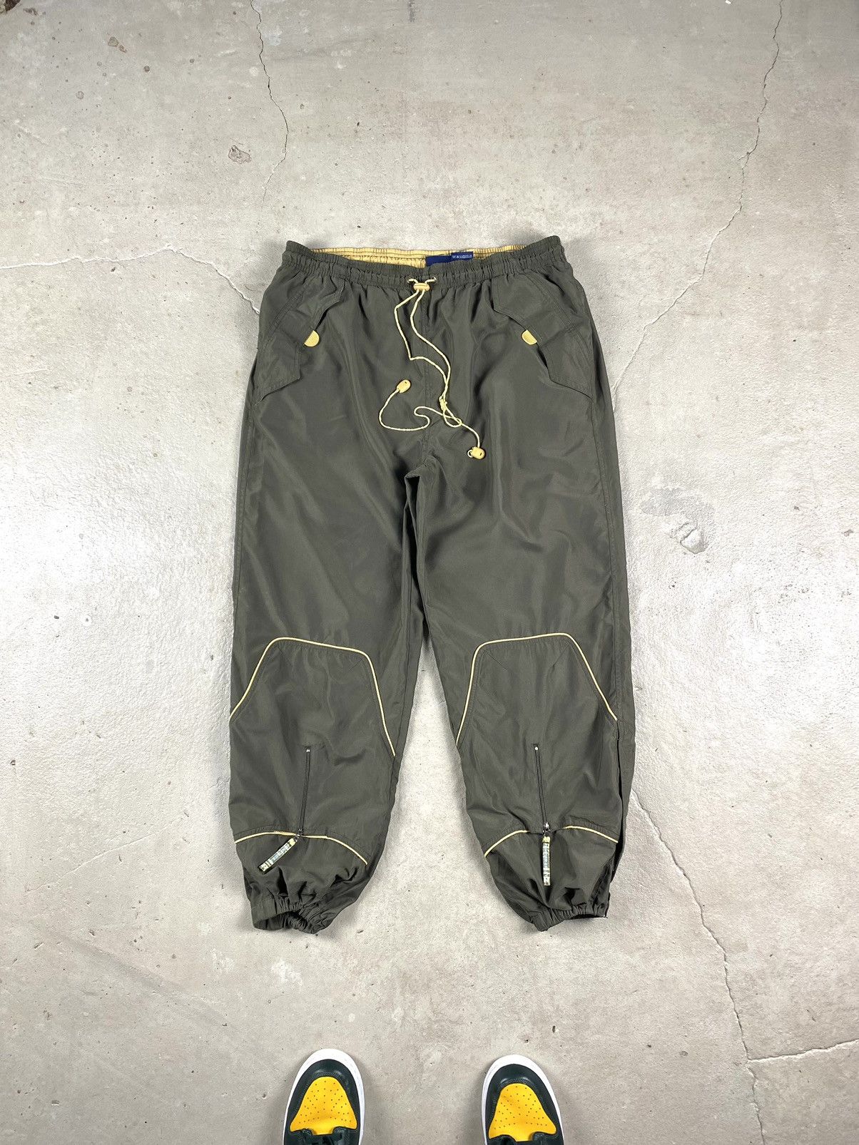 Japanese Brand Y2K Vintage Track Pants Rap Travis Scott Style Vtg Hype Size US 33 - 1 Thumbnail