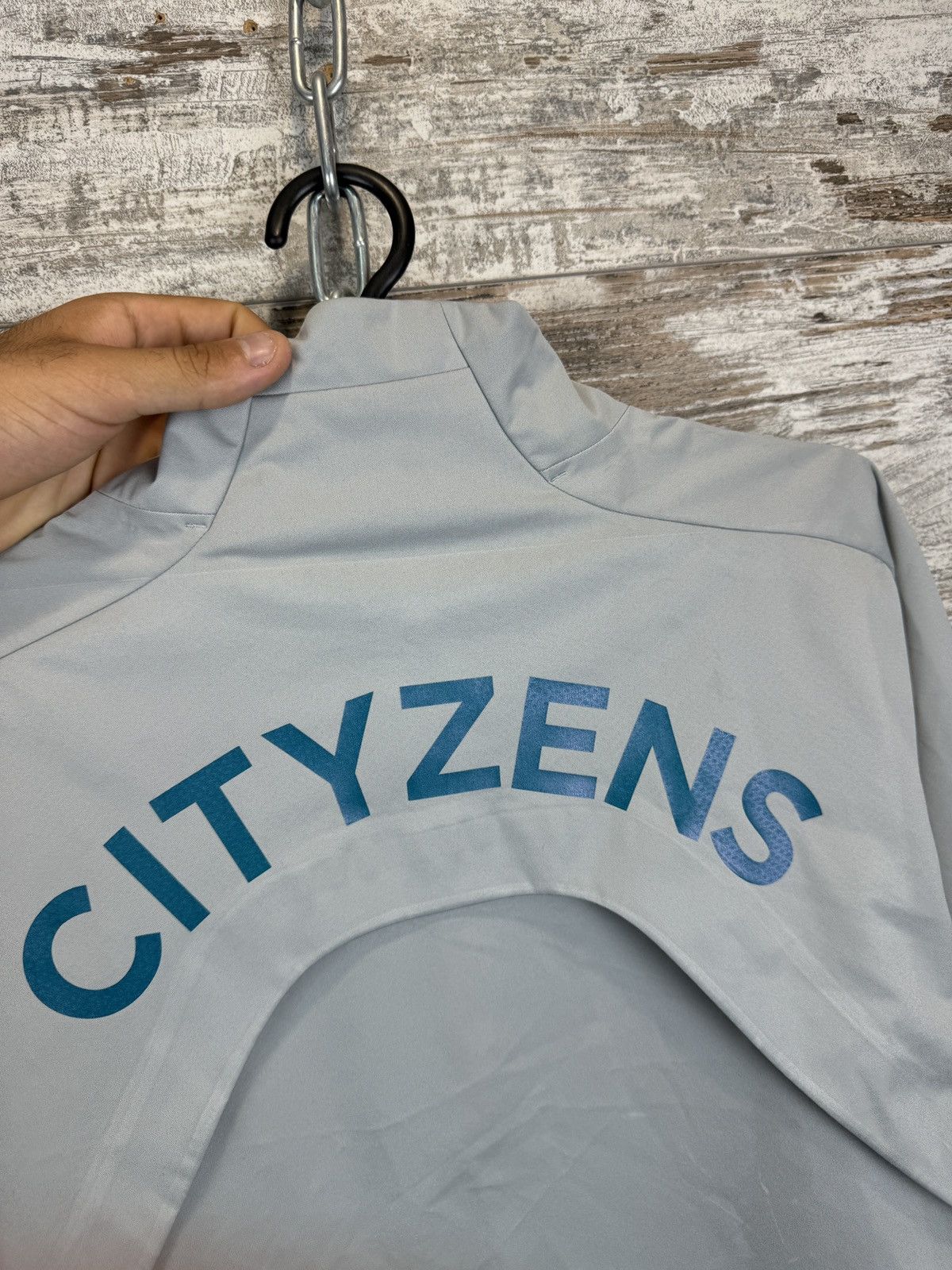Puma × Vintage Mens Vintage Puma Manchester City FC sweatshirt jersey Size US L / EU 52-54 / 3 - 8 Thumbnail