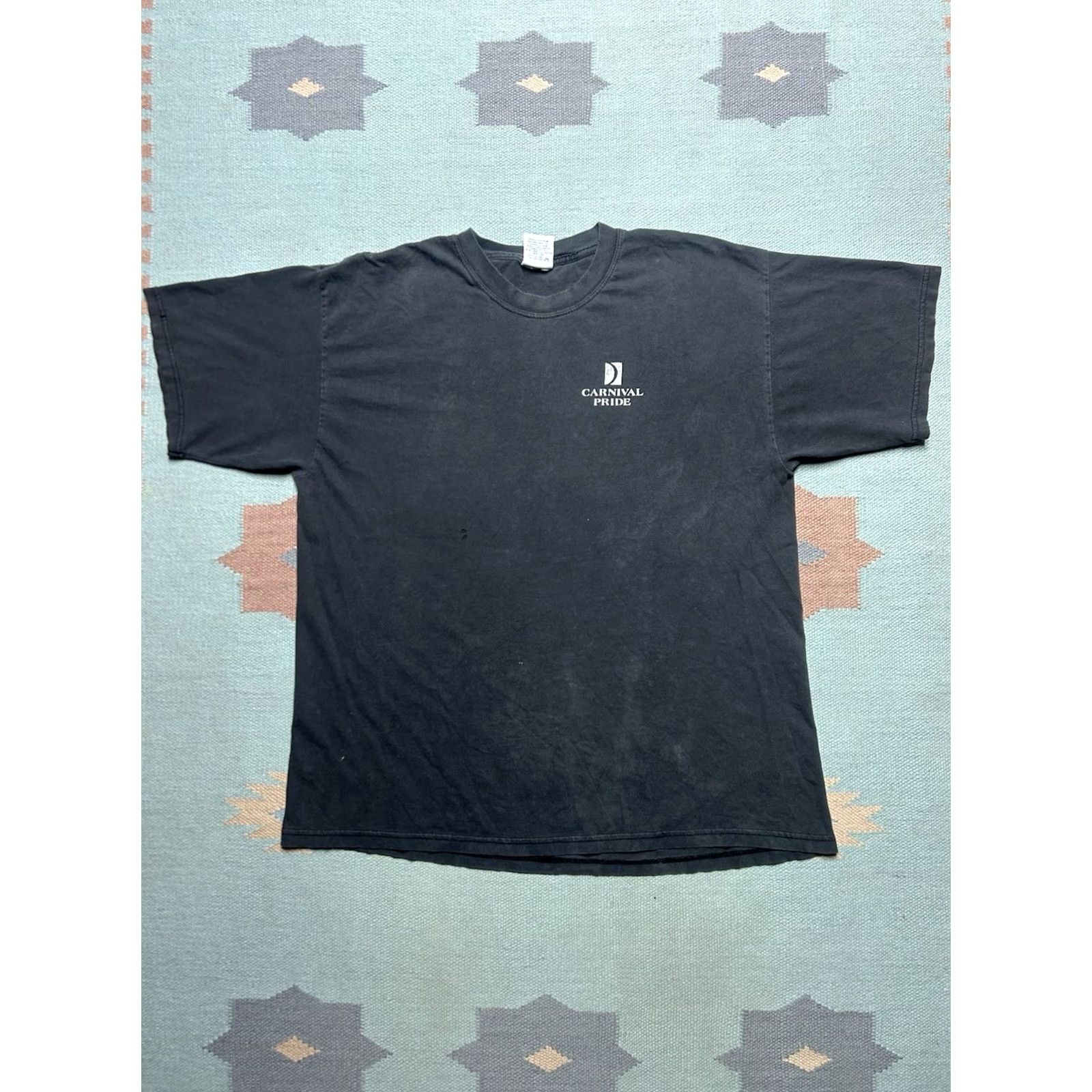 Vintage VINTAGE Carnival Pride Carnival Cruise Ship Fireworks Graphic T Shirt Black XL Men Size US XL / EU 56 / 4 - 4 Thumbnail