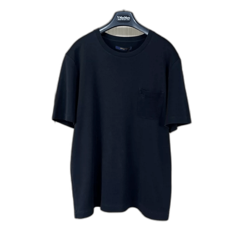 Louis Vuitton Black Checkered Short Sleeve T-Shirt