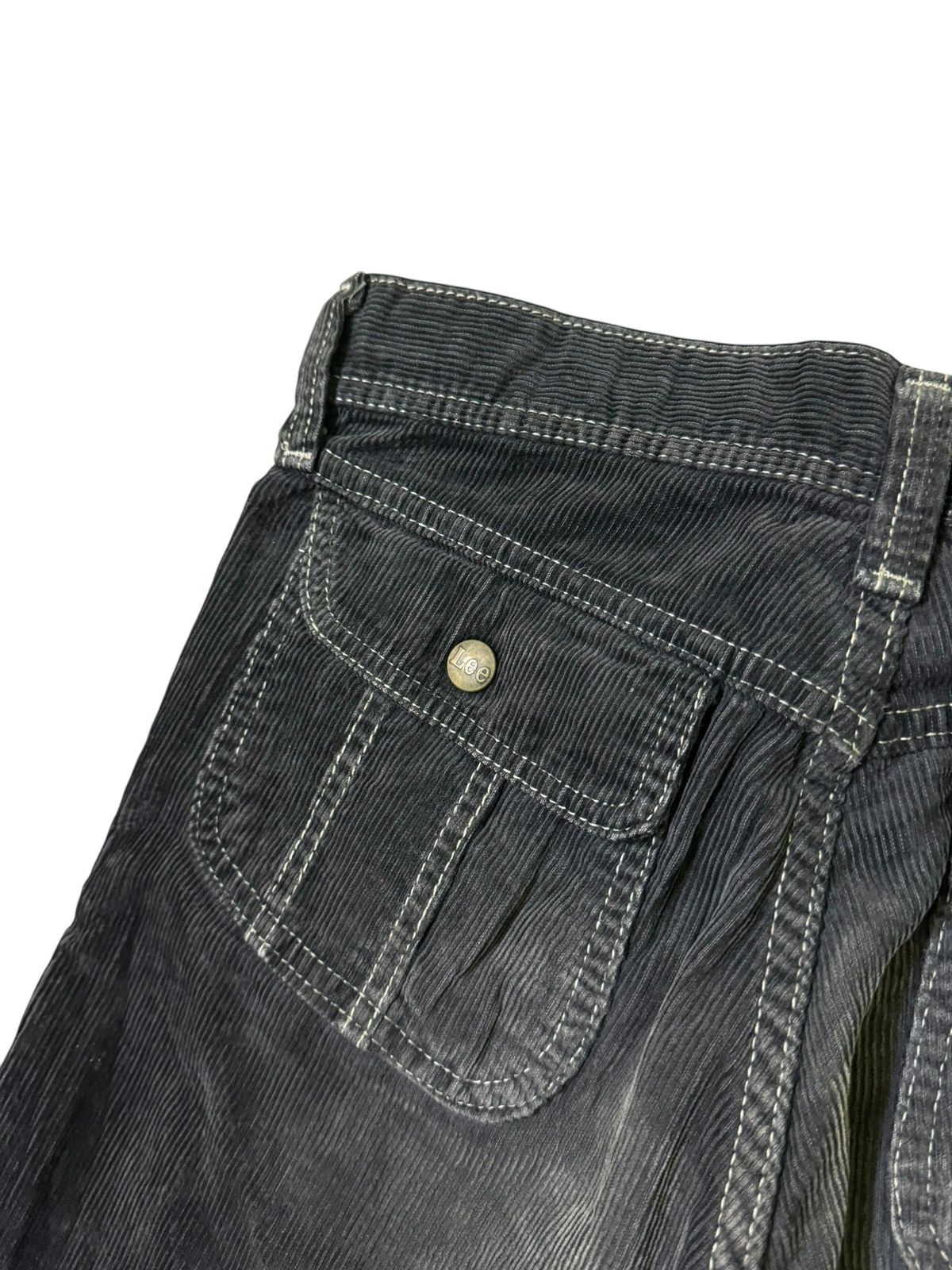 Hysteric Glamour × Lee VINTAGE LEE CORDUROY BLACK FADED Size US 27 - 15 Thumbnail