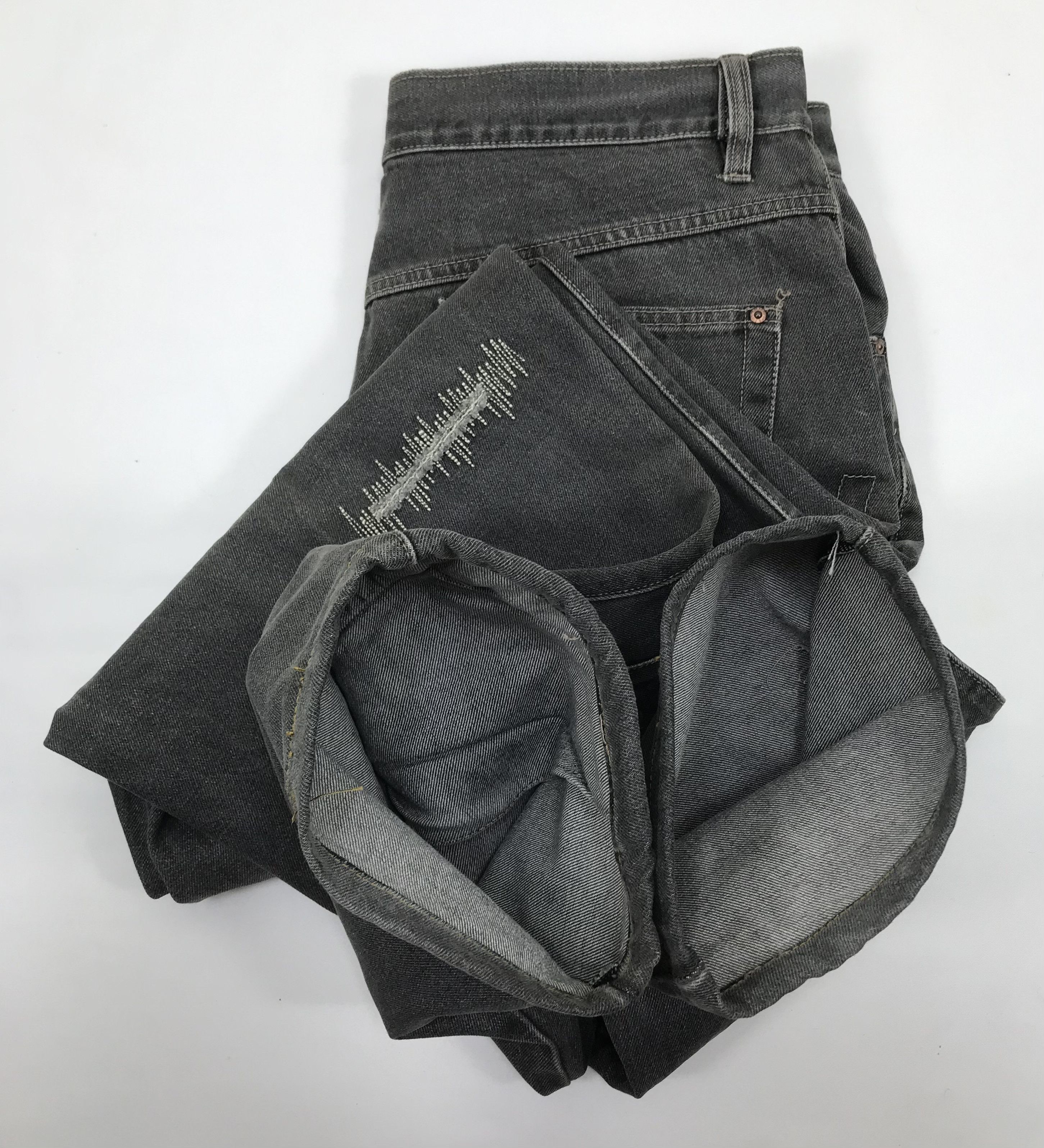 Fubu Vintage Fubu Circa 1992 Faded Black Wide Baggy Jeans Size US 36 / EU 52 - 16 Thumbnail