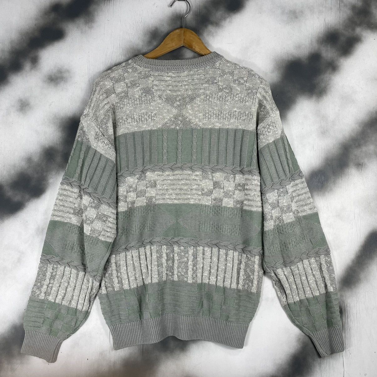 Homespun Knitwear × Japanese Brand Vintage Alexis Stripes Knitwear Size US L / EU 52-54 / 3 - 7 Thumbnail