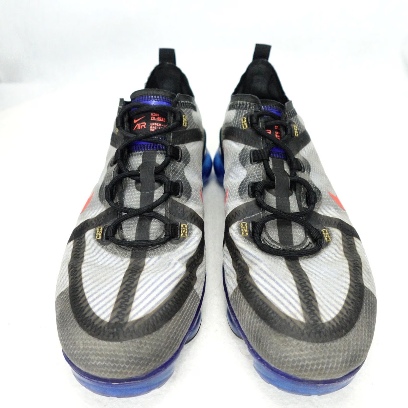 Nike Nike Air VaporMax 2019 Men Sneaker 9 Blue Black Hyper Crimson VaporMax 2019 Mens Shoes Size US 9 / EU 42 - 3 Thumbnail
