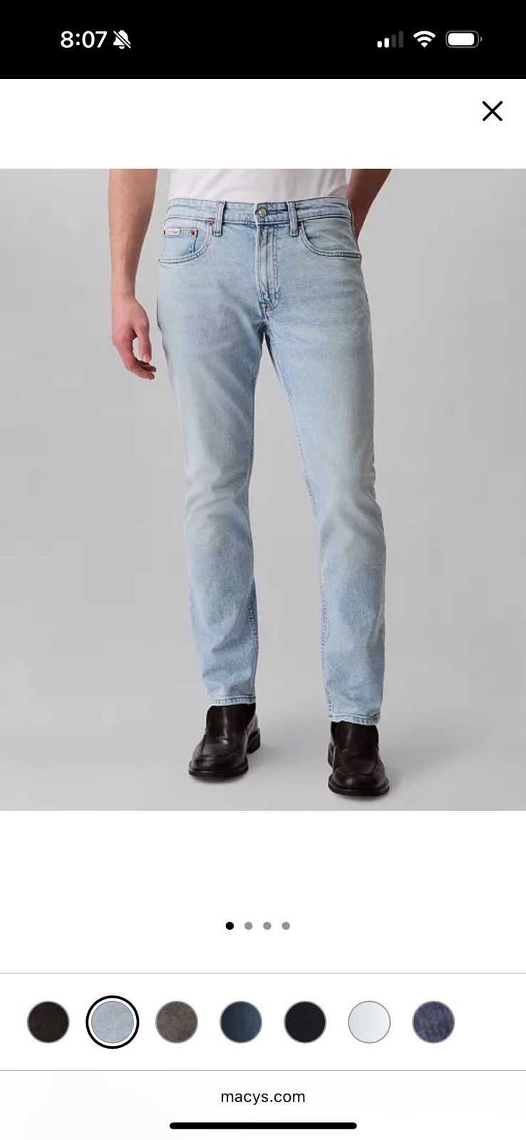 Calvin Klein Calvin Klein Slim Fit Stretch Jeans Size US 31 - 8 Thumbnail
