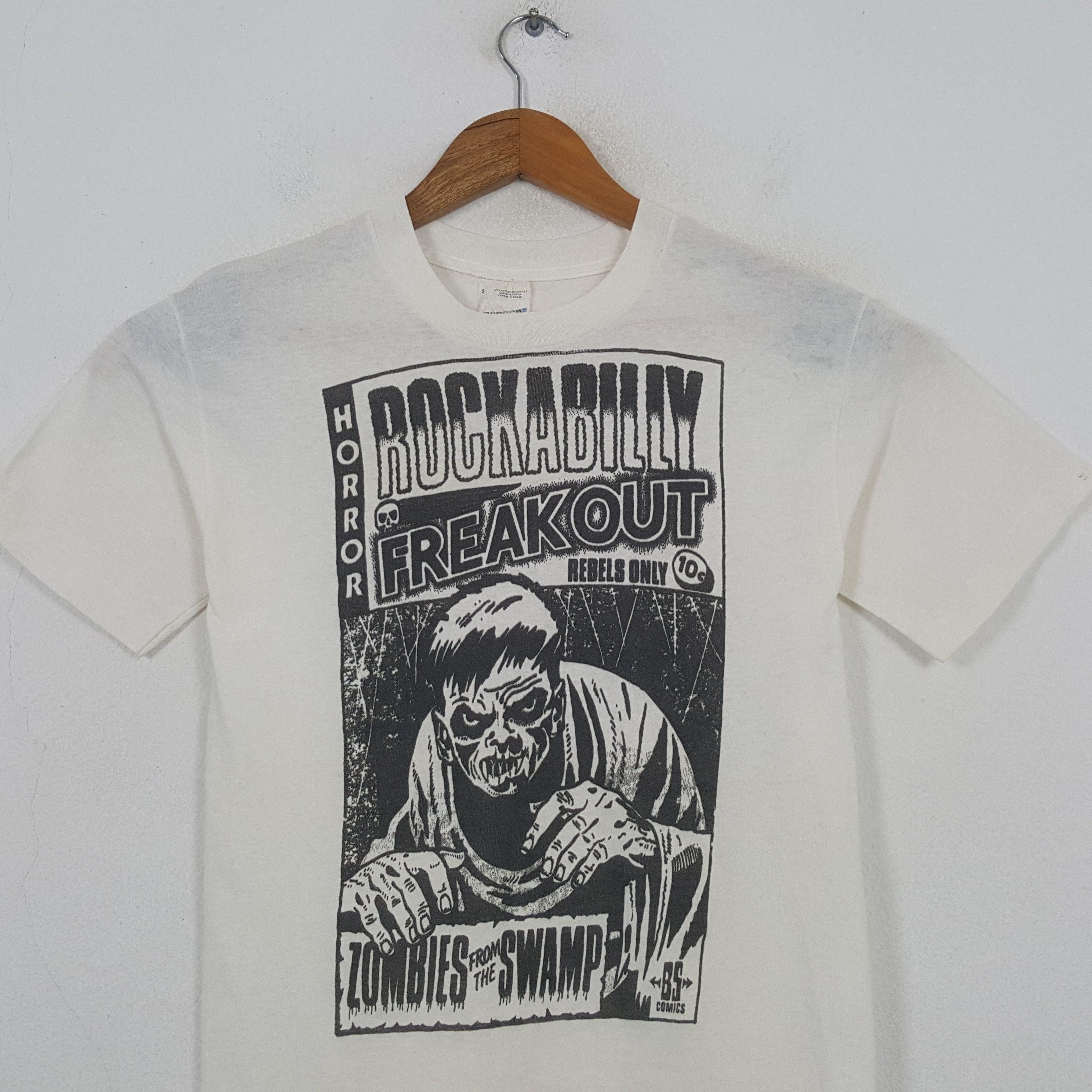 Other Vintage 80's Rockabilly Freakout Horror T-shirt 32 Size US XS / EU 42 / 0 - 2 Thumbnail