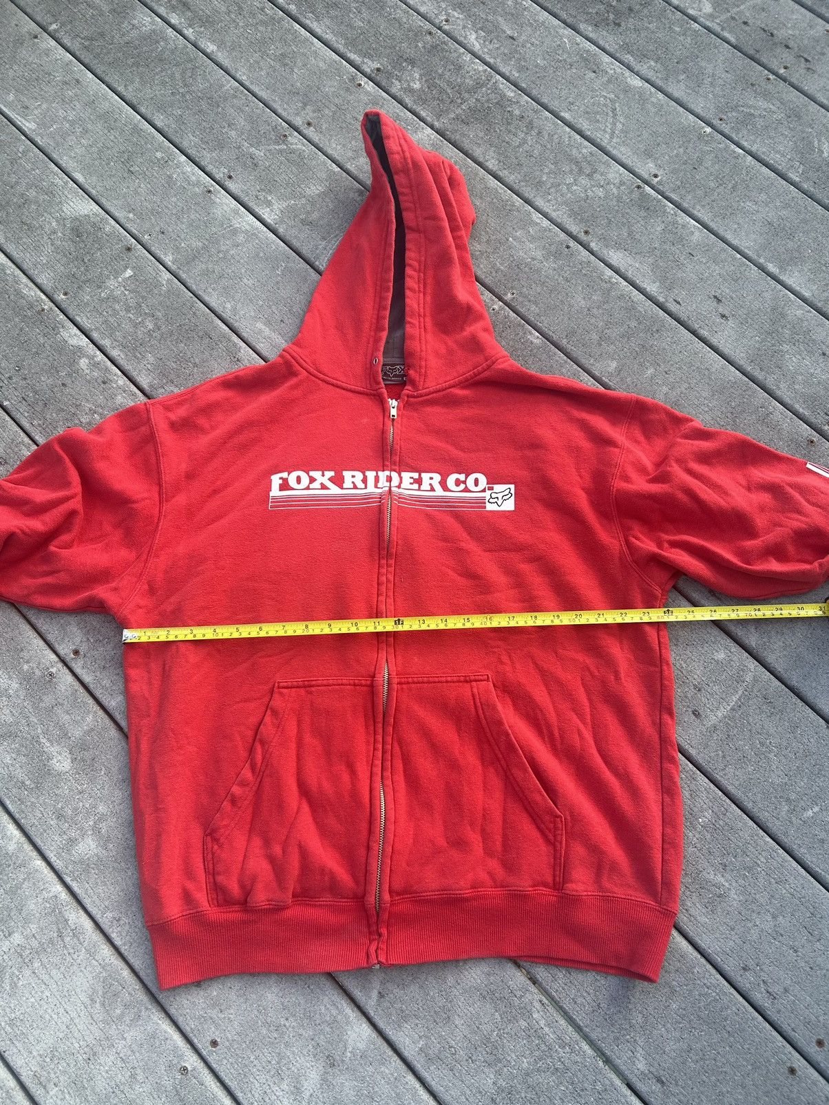 Fox Racing × Vintage Y2K Fox Racing Zip up Hoodie Size US XL / EU 56 / 4 - 4 Thumbnail