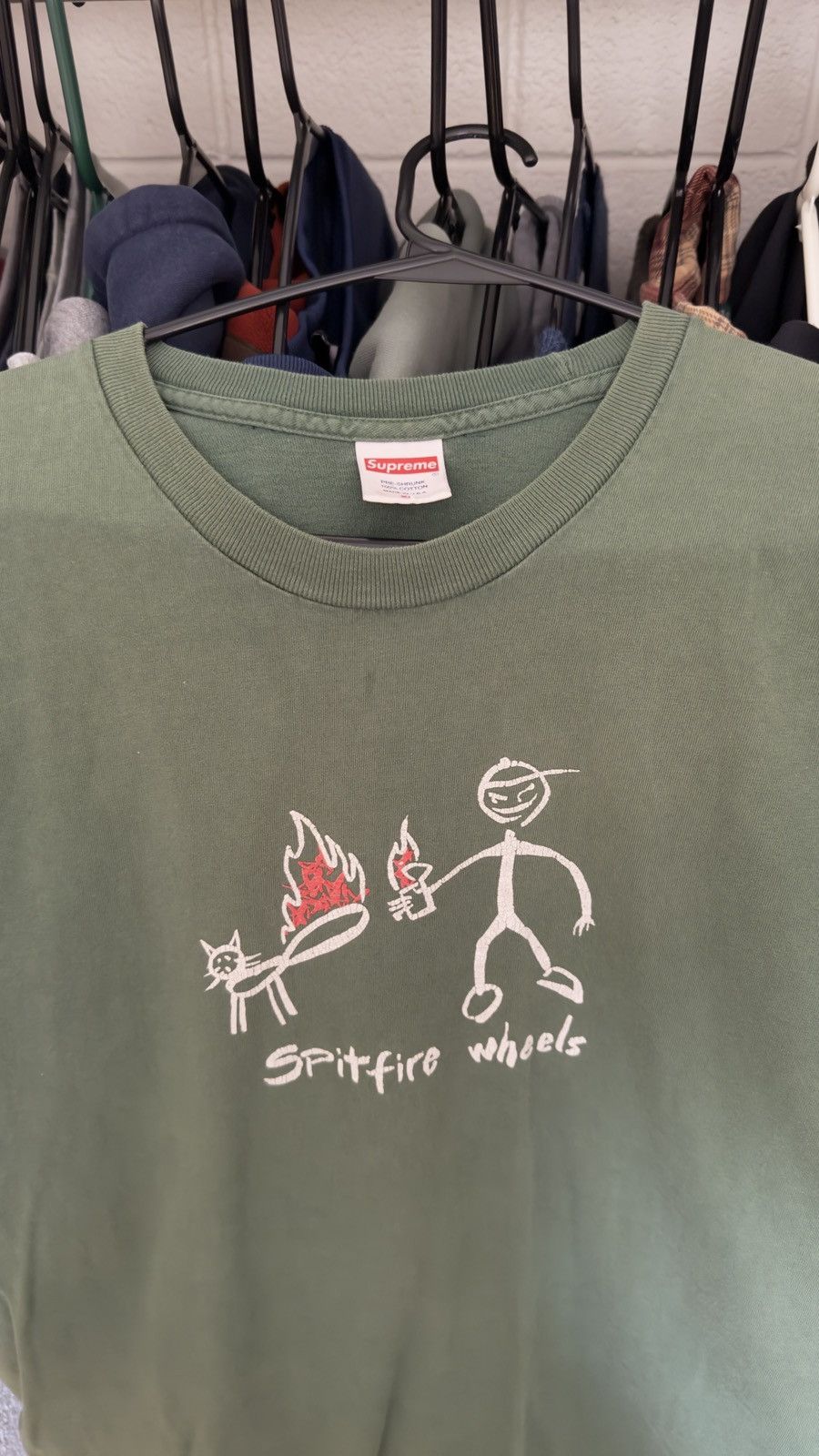 Spitfire × Supreme RARE Supreme x Spitfire Tee Size US XL / EU 56 / 4 - 1 Thumbnail