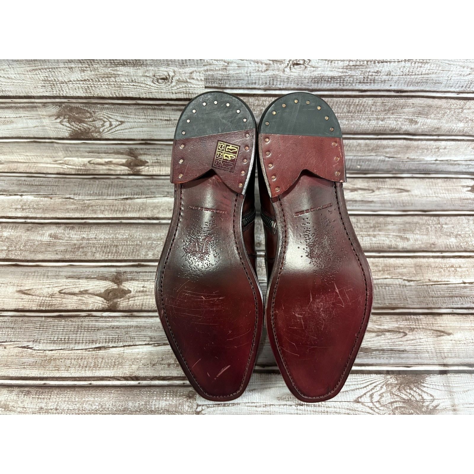 John Varvatos John Varvatos Amsterdam Apron Leather Boots size 9 burgundy Size US 9 / EU 42 - 7 Thumbnail