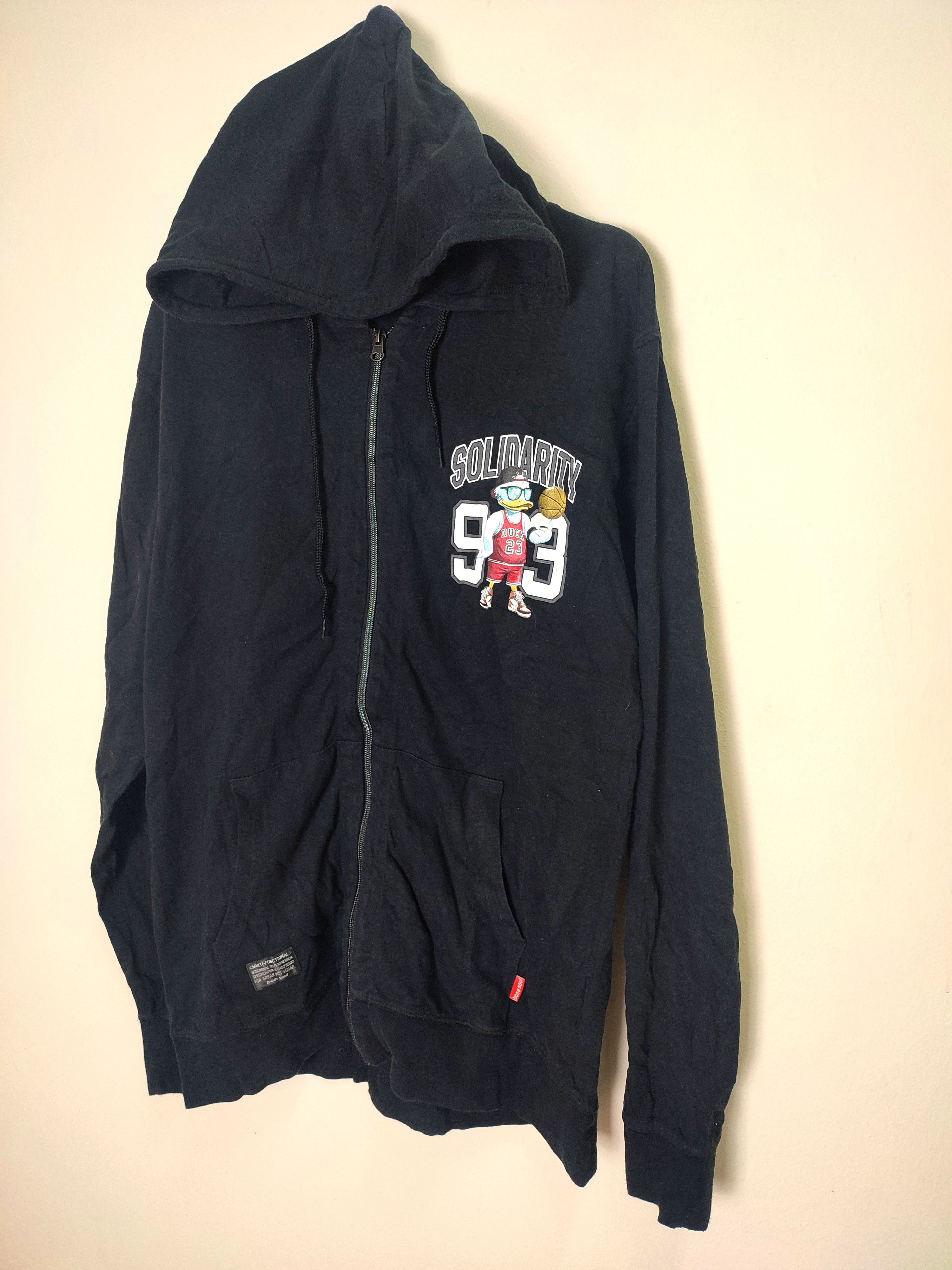 Japanese Brand B-one-soul Solidarity 93 Zip Up Hoodies Size US L / EU 52-54 / 3 - 4 Thumbnail