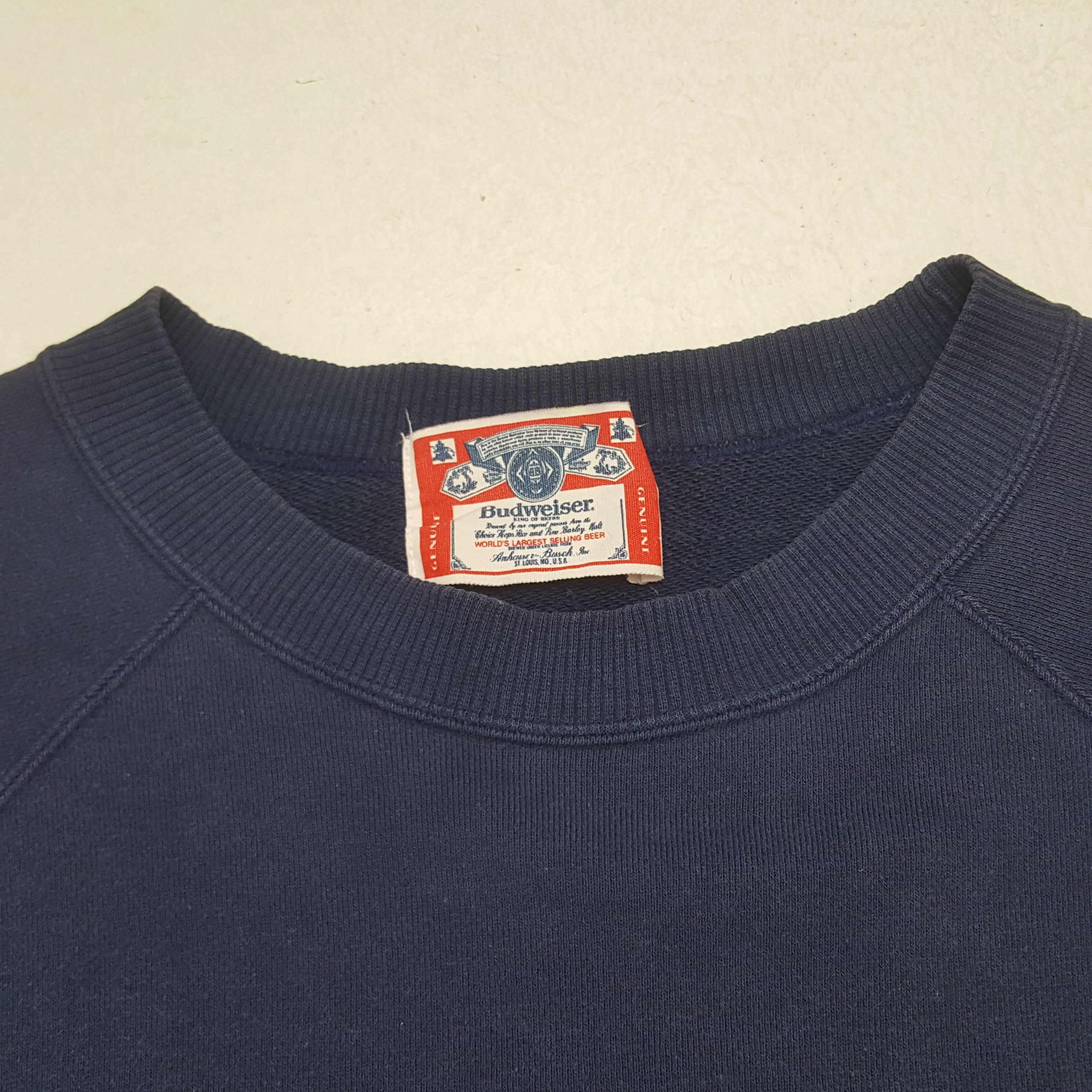 Budweiser × Vintage Vintage Budweiser Sweatshirt Size US S / EU 44-46 / 1 - 4 Thumbnail