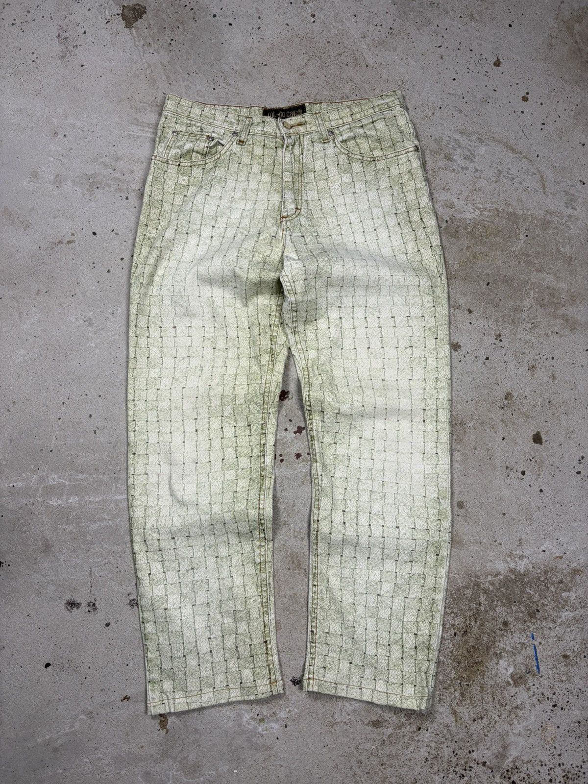 Roberto Cavalli Vintage 90s Roberto Cavalli Animal Print Jeans Denim Pants Size 31" - 1 Thumbnail
