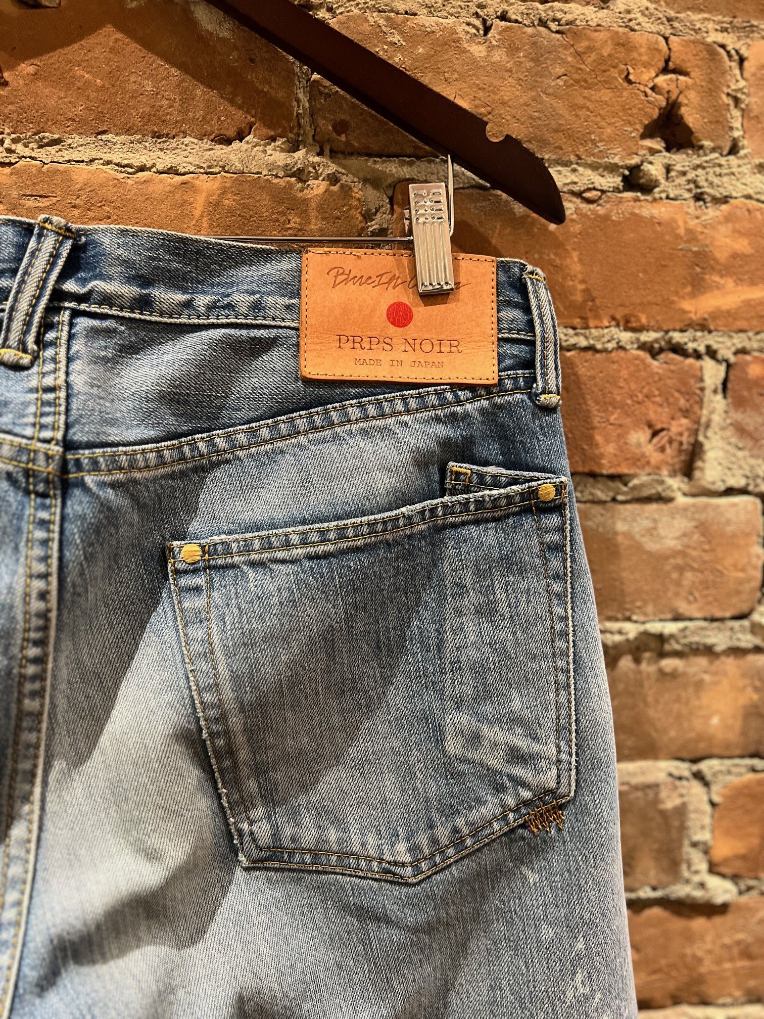 Prps PRPS Noir × Blue In Green NYC Collaboration Jeans Size US 33 - 3 Thumbnail