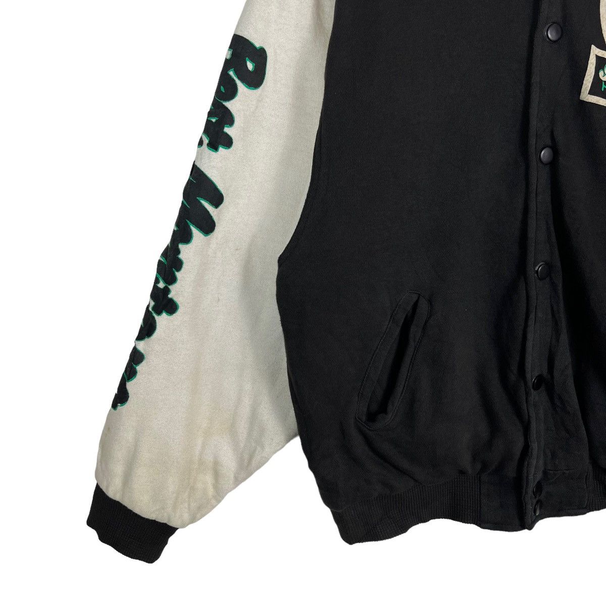 Japanese Brand 🔥 VINTAGE HOCKEY BOMBER VARSITY BOMBER JACKET Size US M / EU 48-50 / 2 - 4 Thumbnail