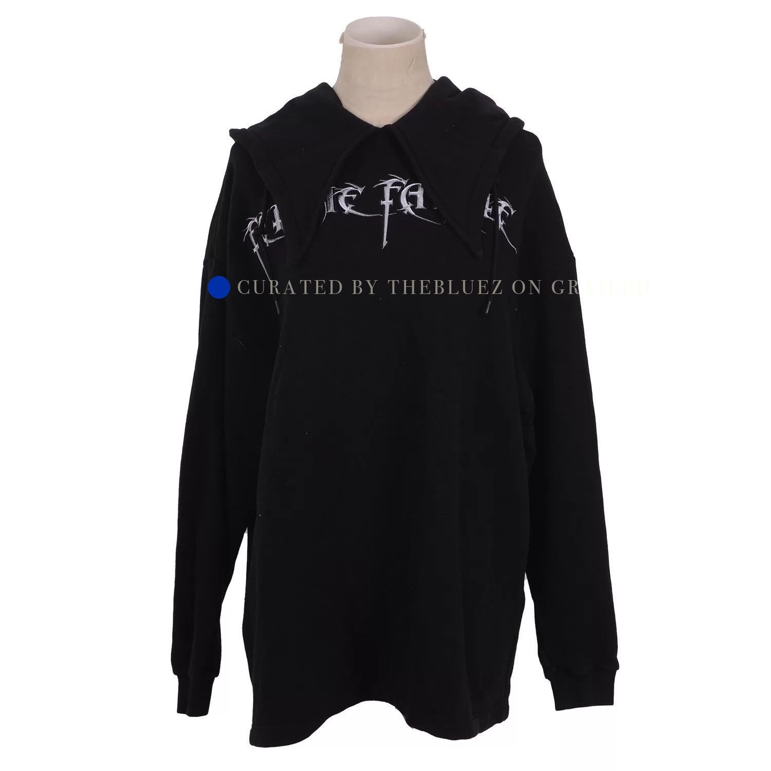 Balenciaga Sleek Black Hoodie in Size S Size US S / EU 44-46 / 1 - 1 Thumbnail