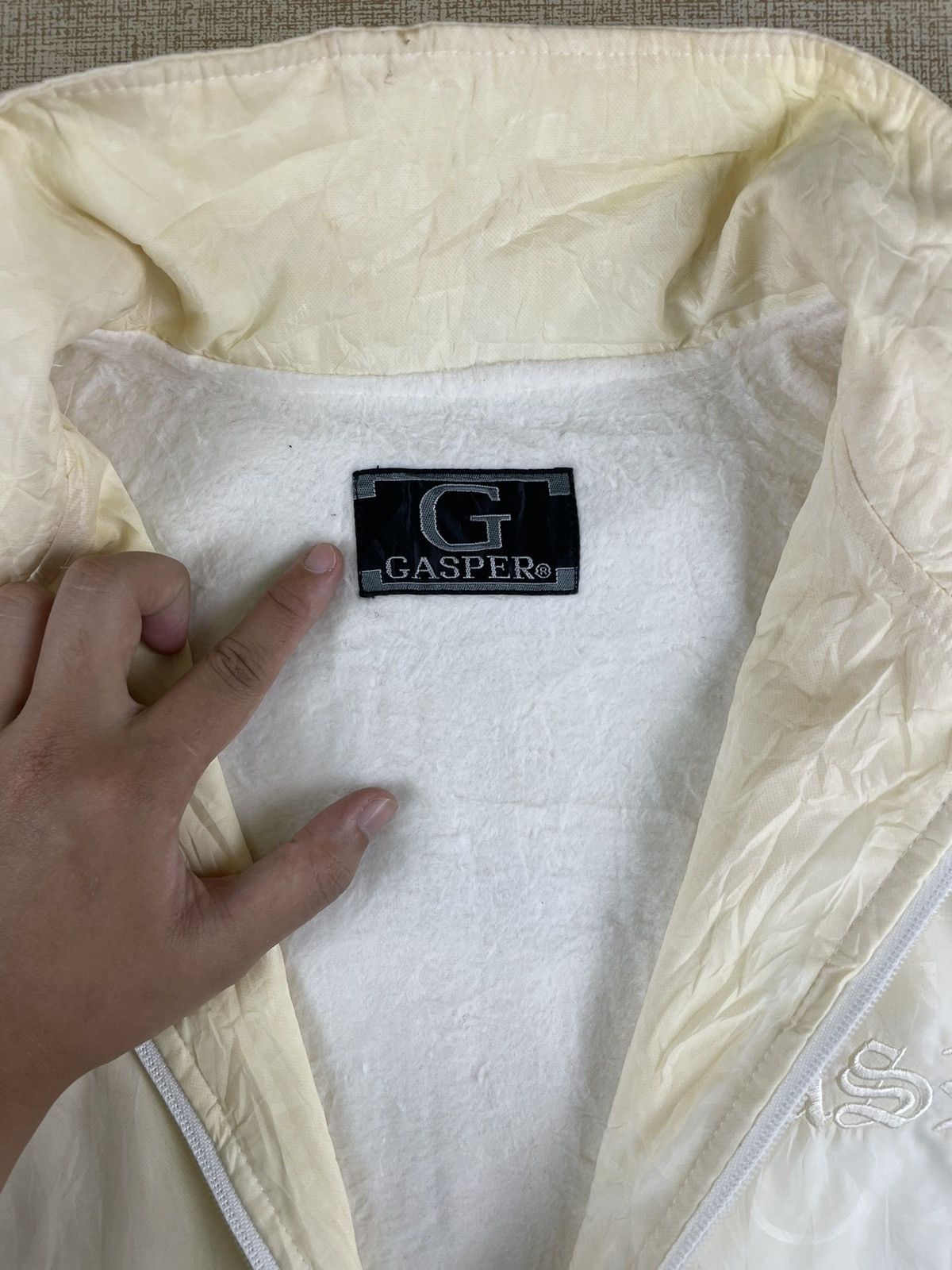 Japanese Brand × Vintage Vtg Gasper Cross Logo Like Chrome Hearts Embroidery Jacket Size US M / EU 48-50 / 2 - 8 Thumbnail