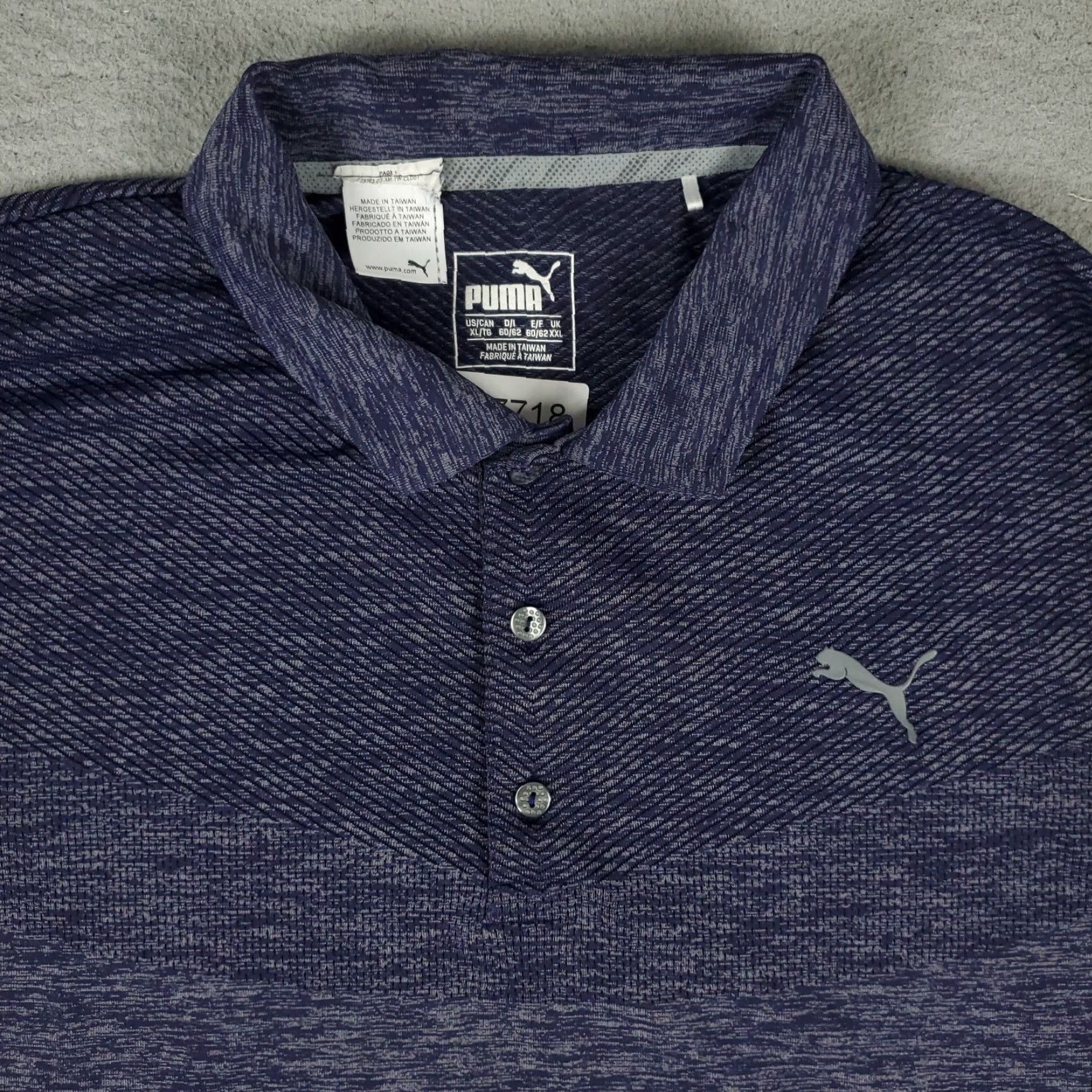 Puma Puma Polo Shirt Mens XL Purple Chicago Highlands Golf Short Sleeve Adult Polo Shirt Purple XL Mens Size US XL / EU 56 / 4 - 2 Thumbnail