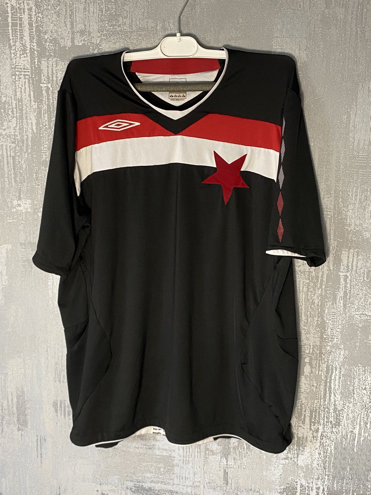 Umbro 2008 Vintage Slavia Praha Umbro Soccer Jersey Size US L / EU 52-54 / 3 - 1 Thumbnail