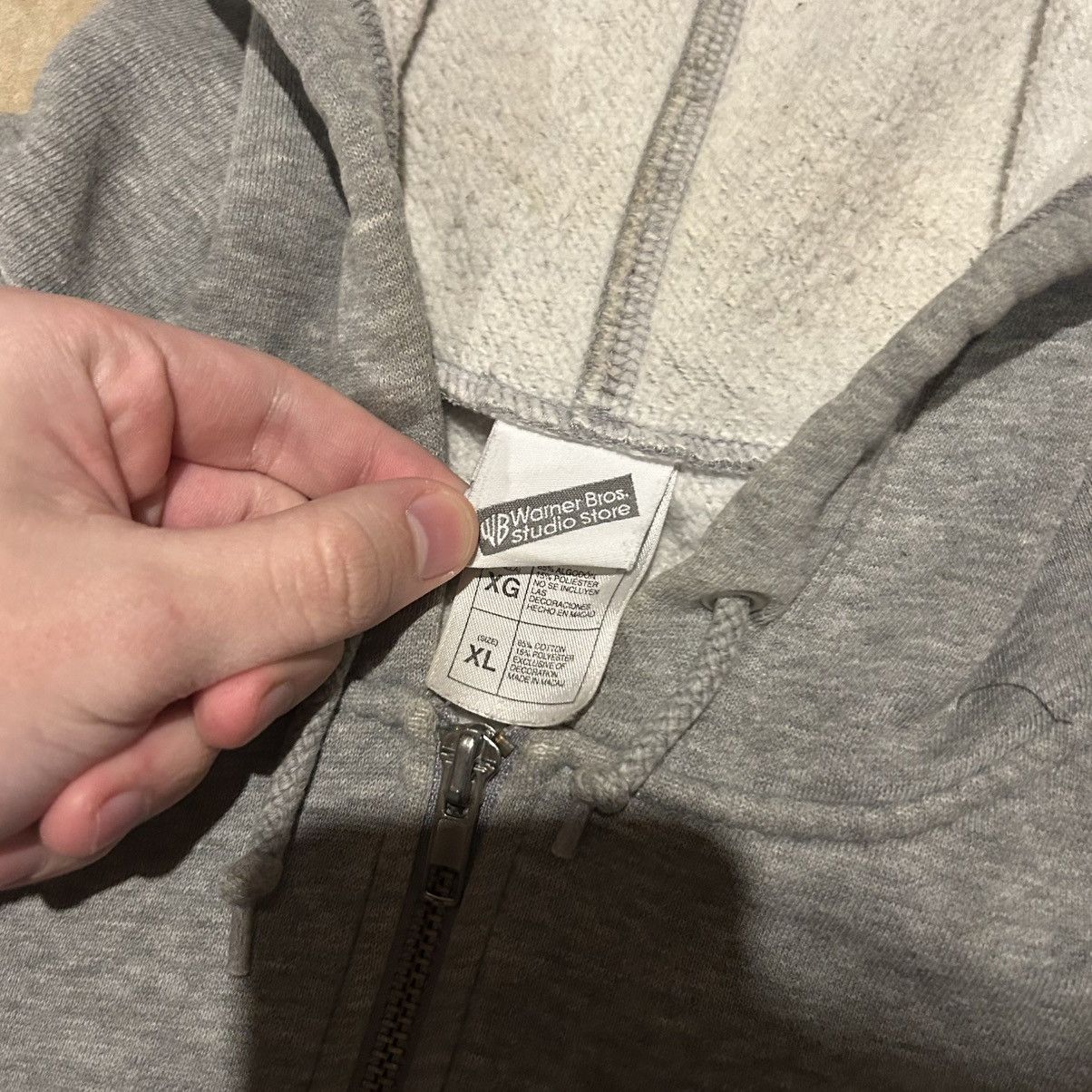 Vintage × Warner Bros Crazy Vintage 90s Looney Tunes WB Zip Up Hoodie Baggy Cyber Size US XL / EU 56 / 4 - 7 Thumbnail