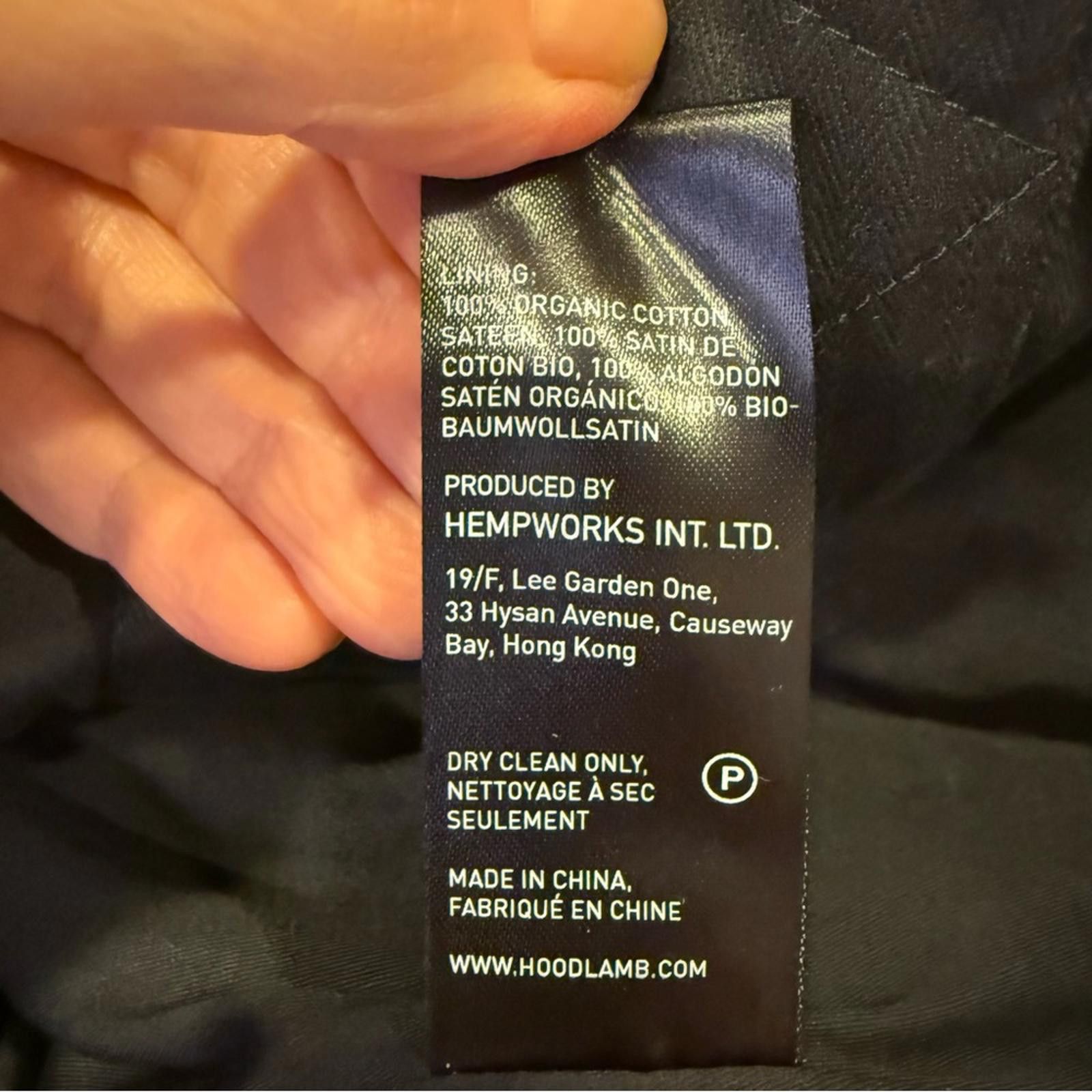 Hoodlamb Hoodlamb Hemp Tailors Mens Black QuiltedPuffer Jacket sz L Size US L / EU 52-54 / 3 - 8 Thumbnail