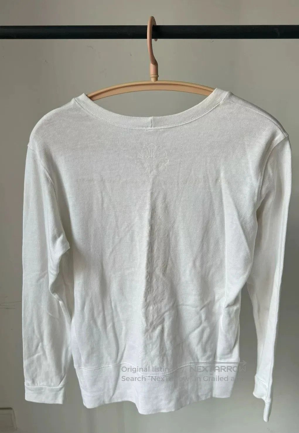 Chrome Hearts White Long Sleeve Sweatshirt.