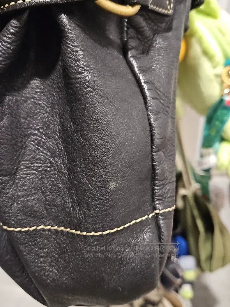 Vivienne Westwood Vivienne Westwood size os Vintage Black Leather Stamped Sat Size ONE SIZE - 6 Thumbnail
