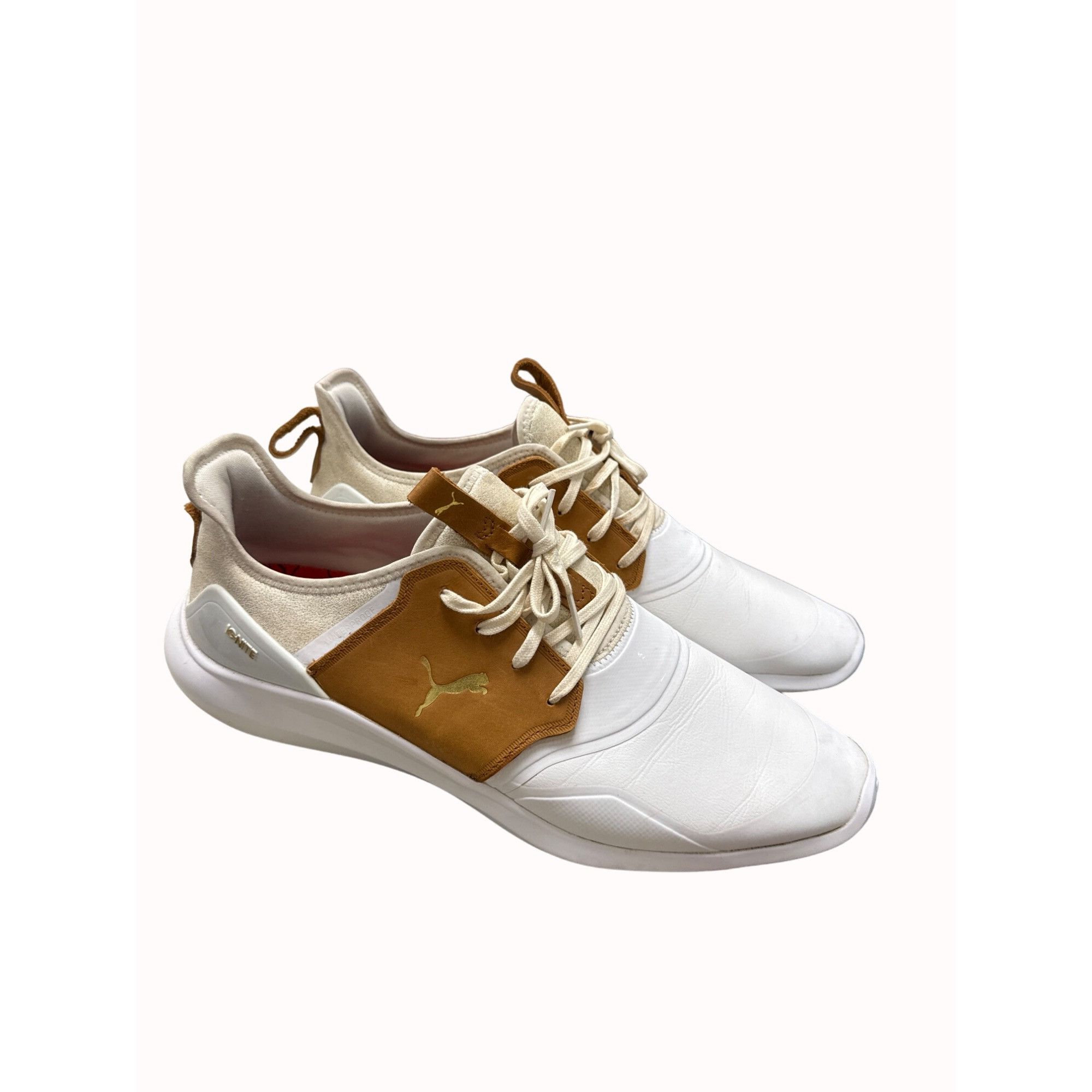 Puma Puma Ignite men’s white brown fashion shoes sneakers size 12 Size US 12 / EU 45 - 4 Thumbnail