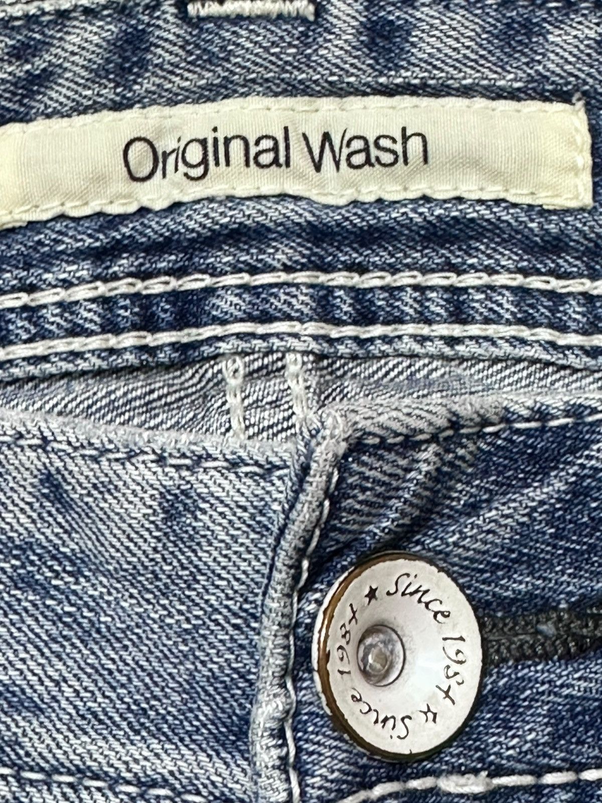 Uniqlo Vintage Uniqlo Flare Grunge Ripped Distressed Denim Size US 31 - 3 Thumbnail