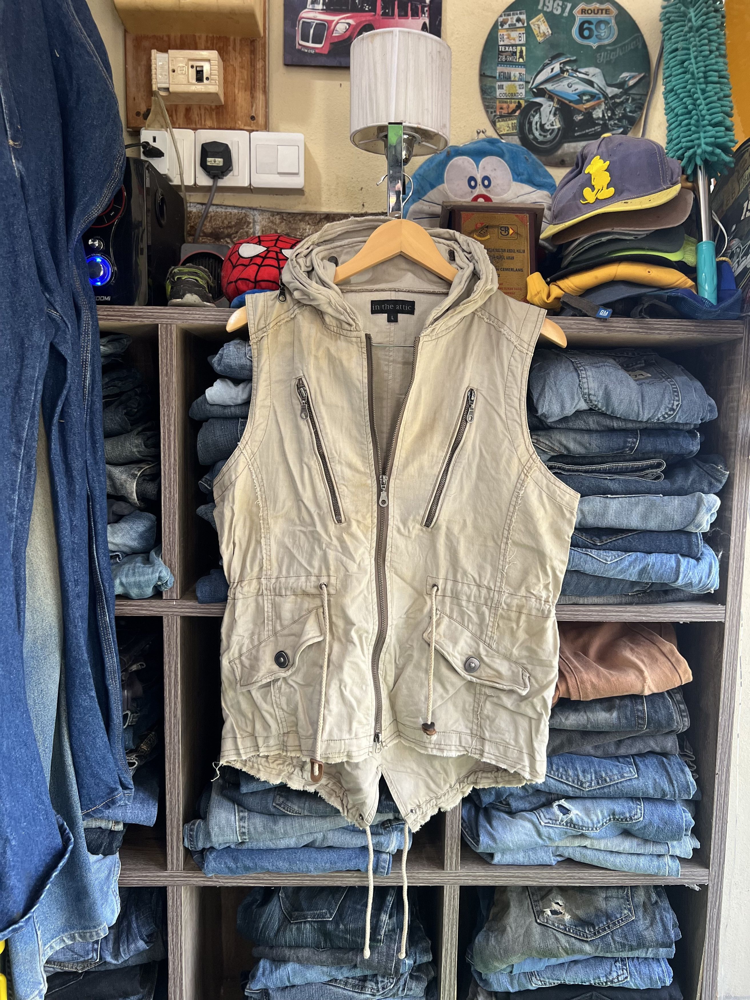 In The Attic 🔥Rare In The Attic Zipper Vest Size US S / EU 44-46 / 1 - 16 Thumbnail