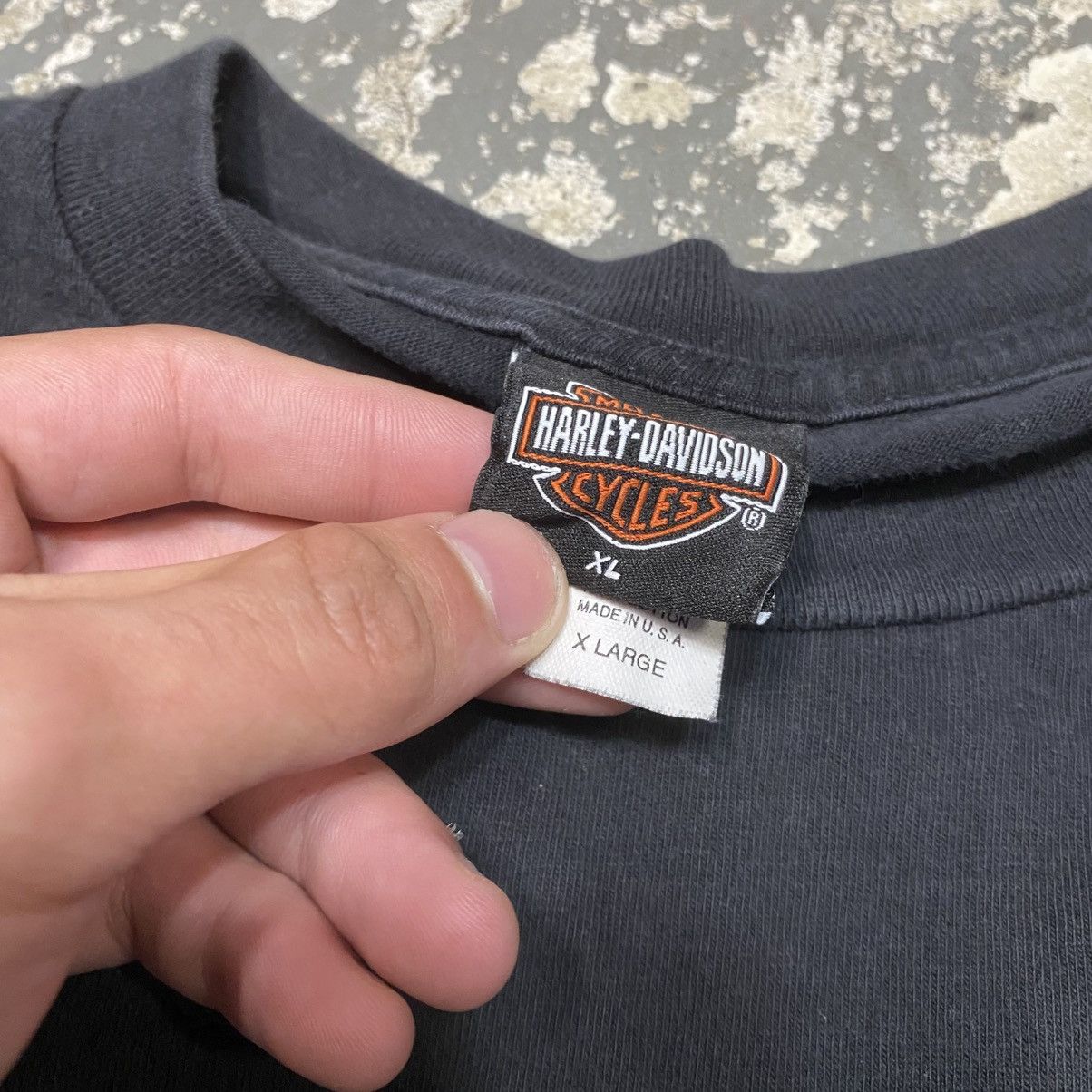 Vintage Vintage Harley Davidson Flame Flaming Long Sleeve Tshirt Size US XL / EU 56 / 4 - 3 Thumbnail