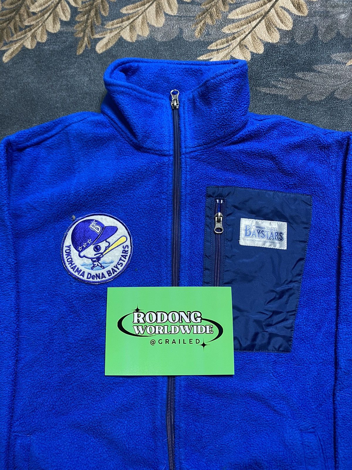 Other VINTAGE YOKOHAMA DeNA BAYSTARS FLEECE JACKET Size US M / EU 48-50 / 2 - 2 Thumbnail