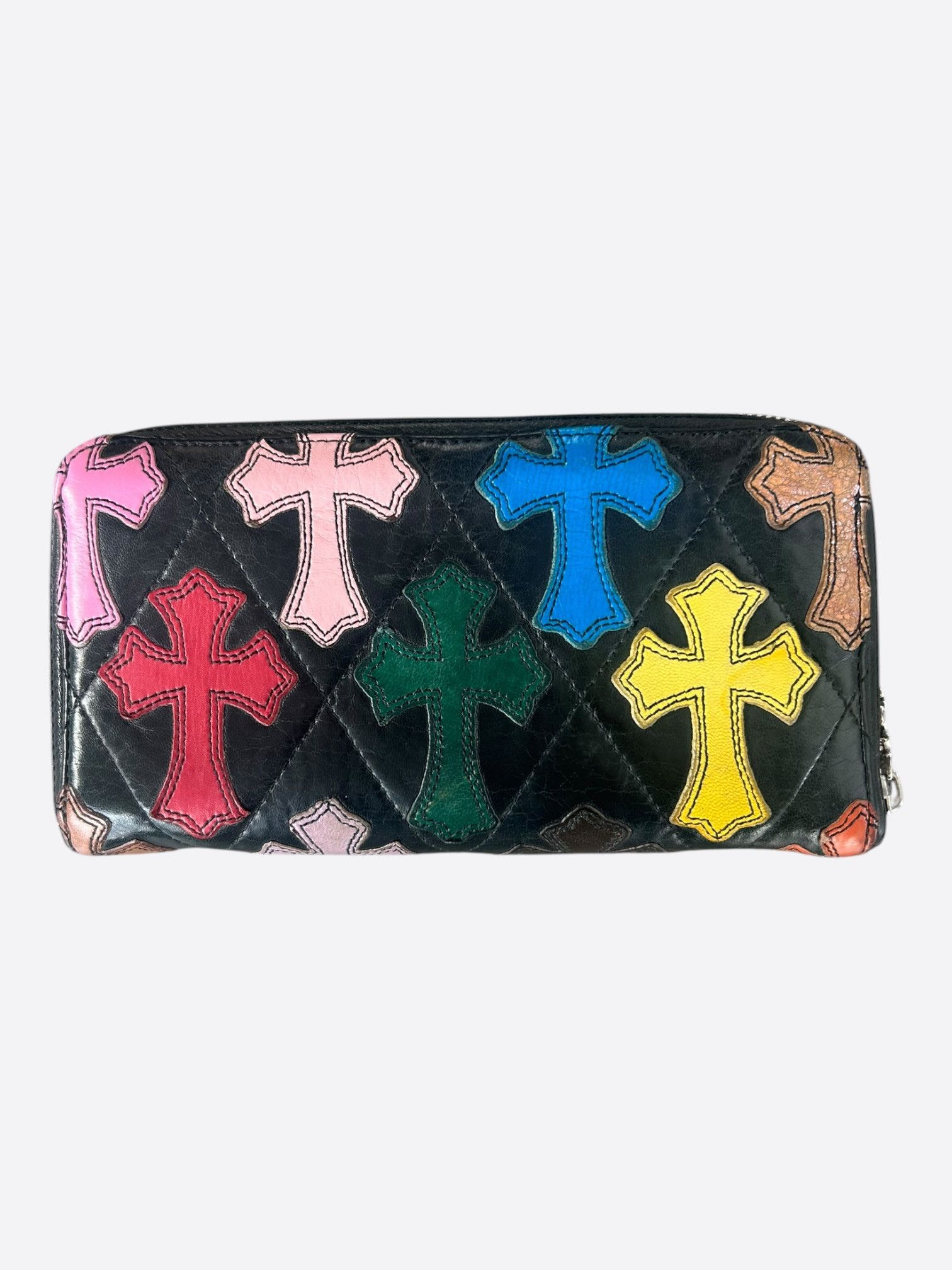 Chrome Hearts Chrome Hearts Black Multicolor Cross Patch Wallet Size ONE SIZE - 1 Thumbnail
