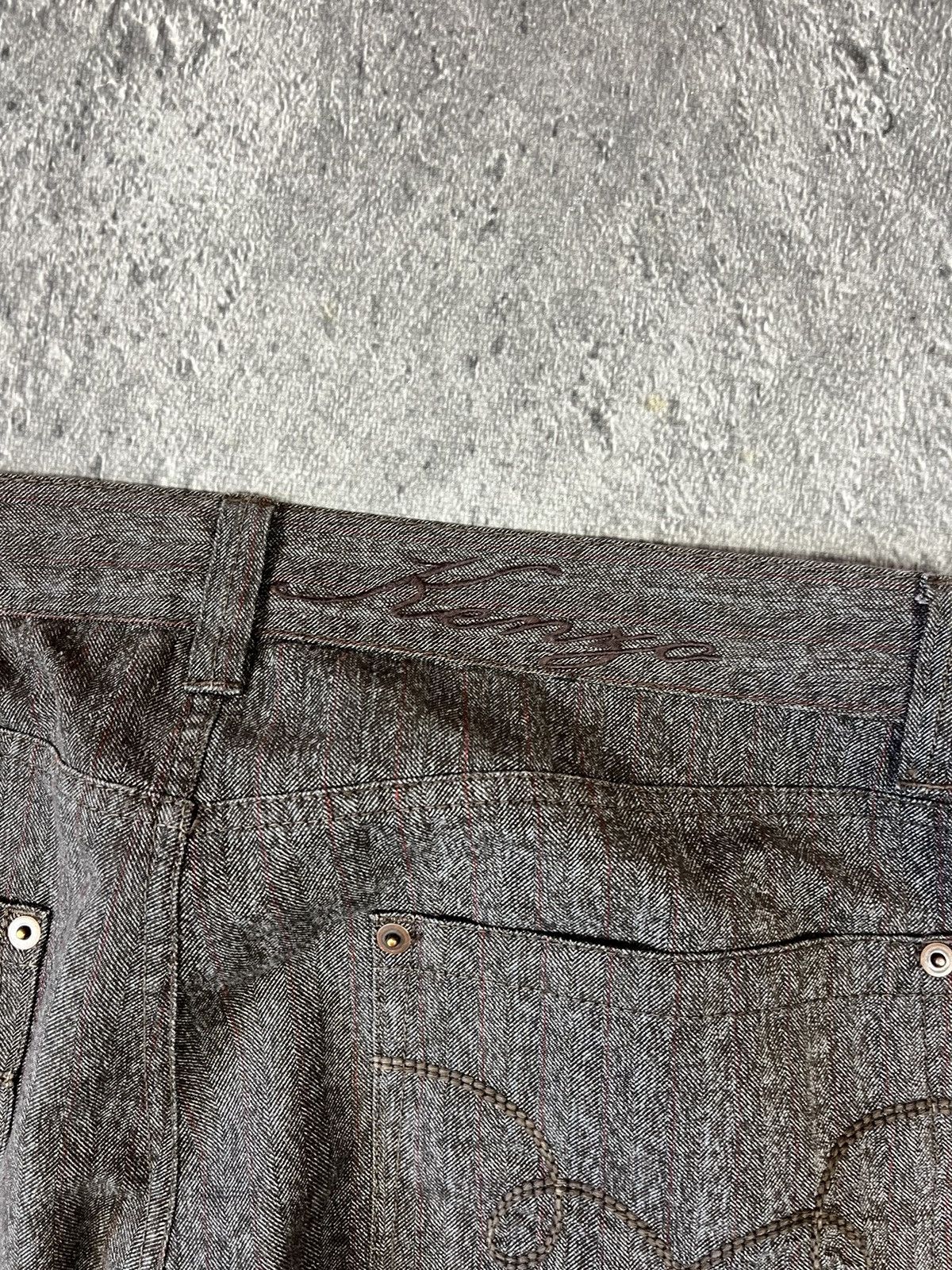 Kenzo × Vintage Kenzo Homme - Vintage Stripes Brown Pants Regular Fit 34 Size US 34 / EU 50 - 13 Thumbnail