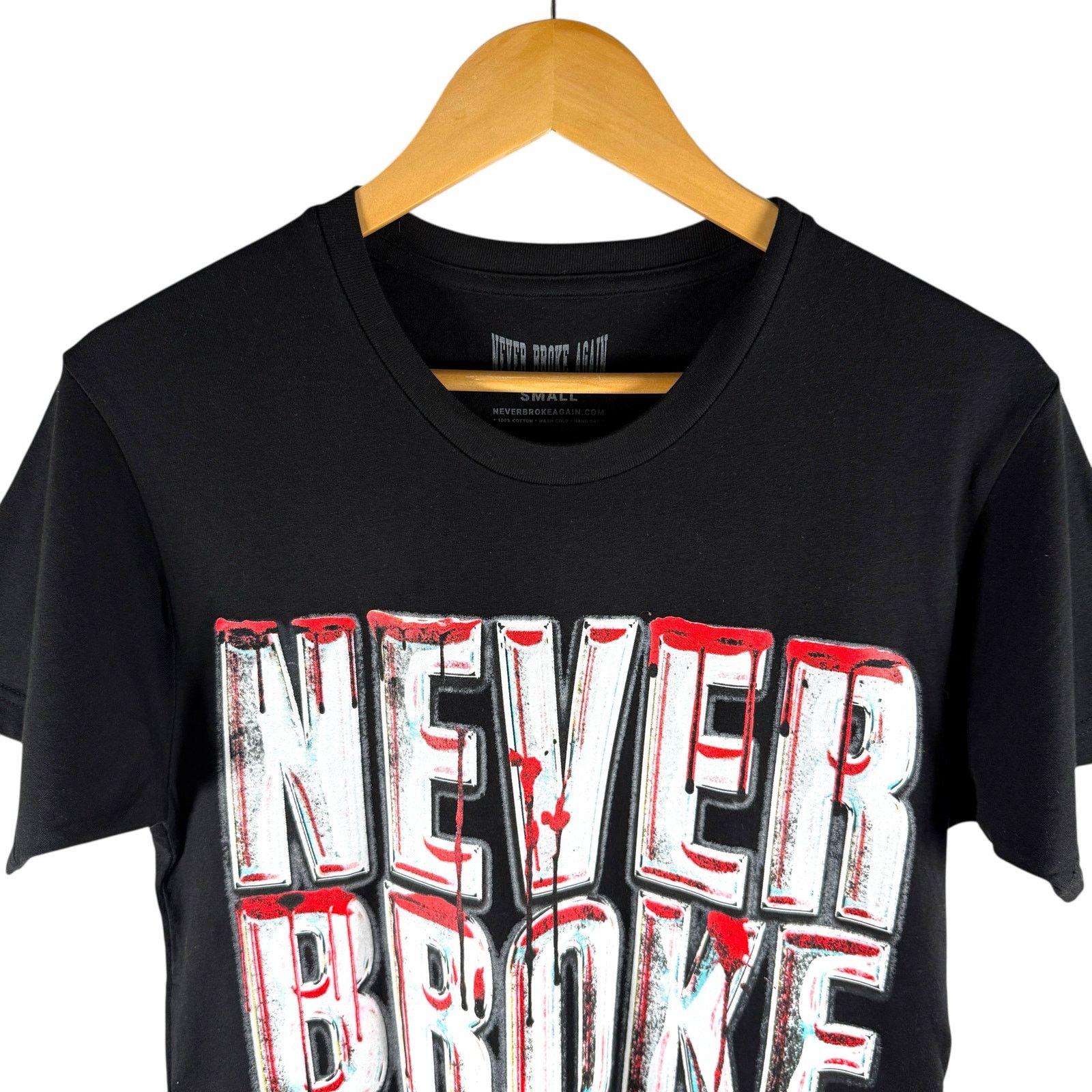 Other Never Broke Again Blood Dripped Logo T-shirt Mens L - Punk Size US S / EU 44-46 / 1 - 4 Thumbnail
